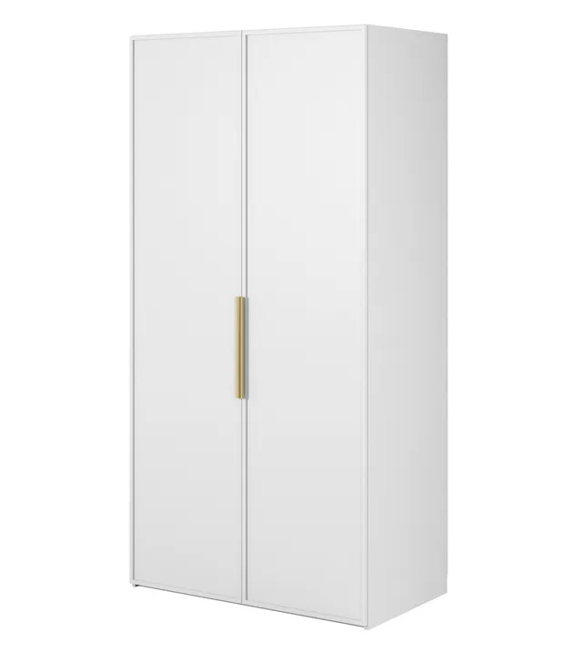 selsey-frame-zweifl-geliger-kleiderschrank-100-cm-wei-mit-kleiderstange-regalen- image 1