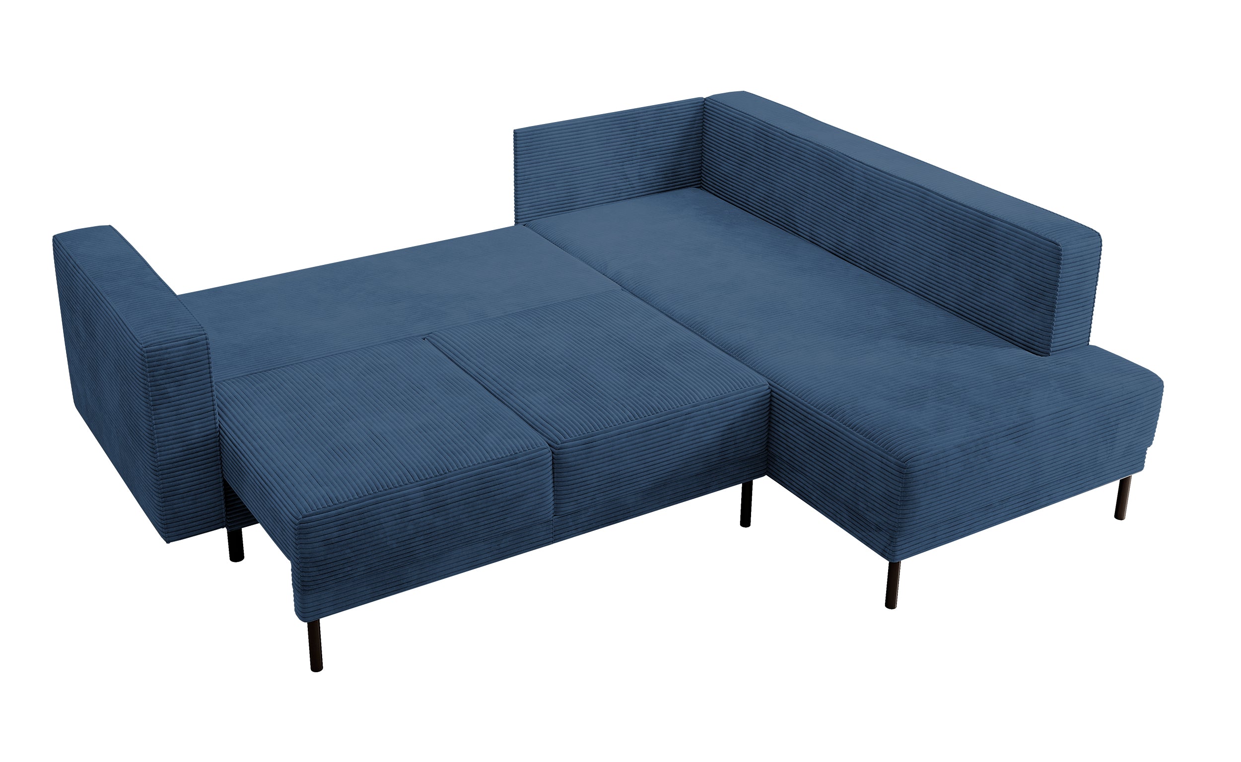 selsey-rodario-ecksofa-mit-schlaffunktion-und-bettkasten-dunkelblauer-cord-recht image 6
