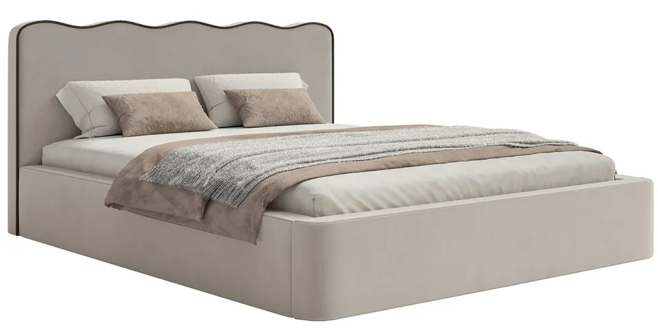selsey-duney-polsterbett-180x200-cm-beige-samt image 1