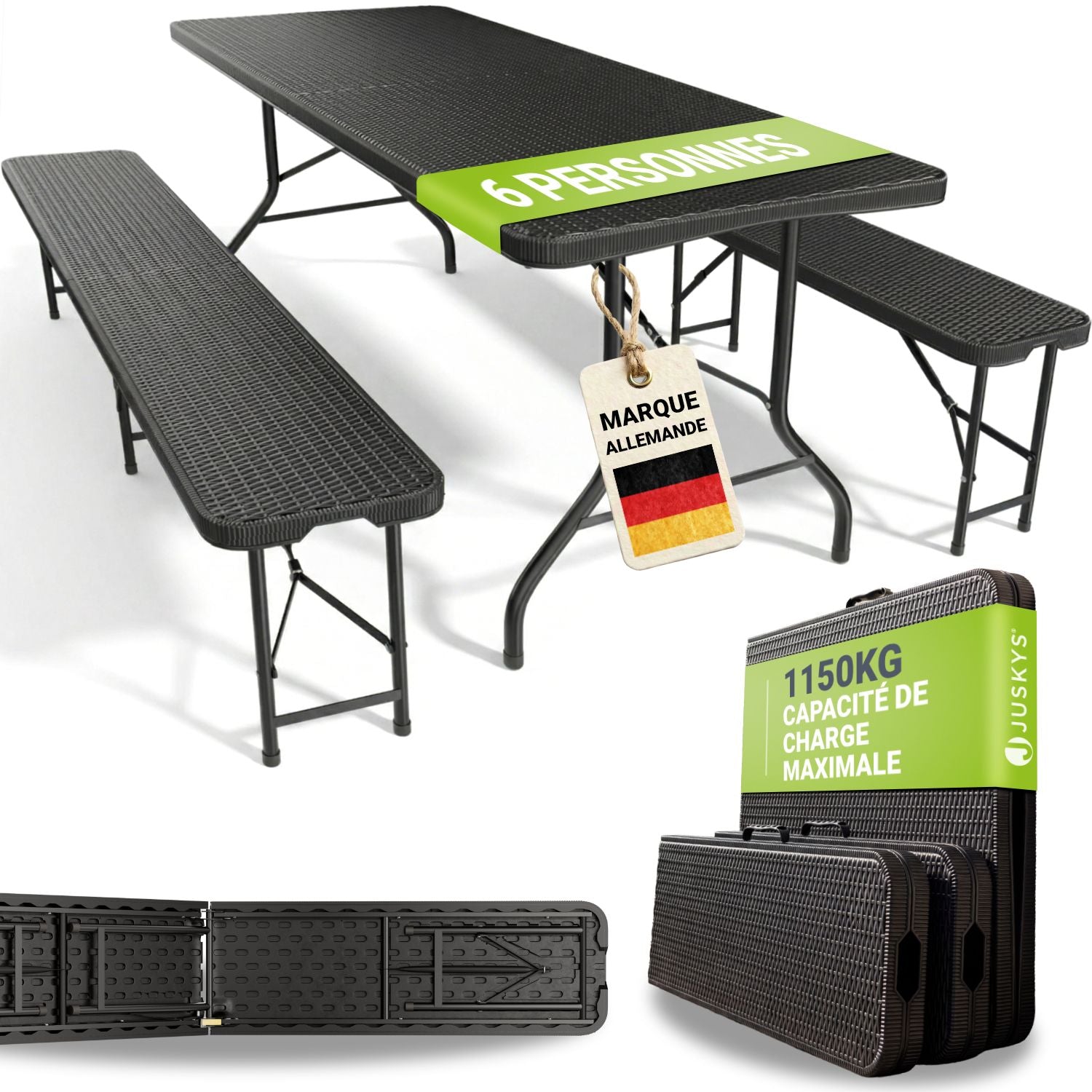 juskys-bierzeltgarnitur-amberg-180-cm-rattan-optik-3-teiliges-klapp-set image 8