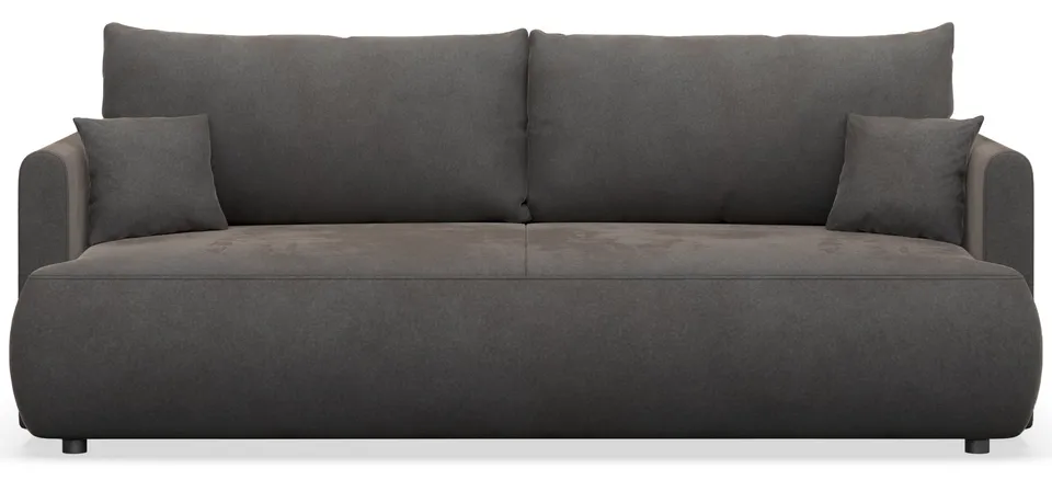 selsey-ovo-mini-schlafsofa-3-sitzer-ausklappbar-stauraum-dunkelgrau-samtvelours image 1