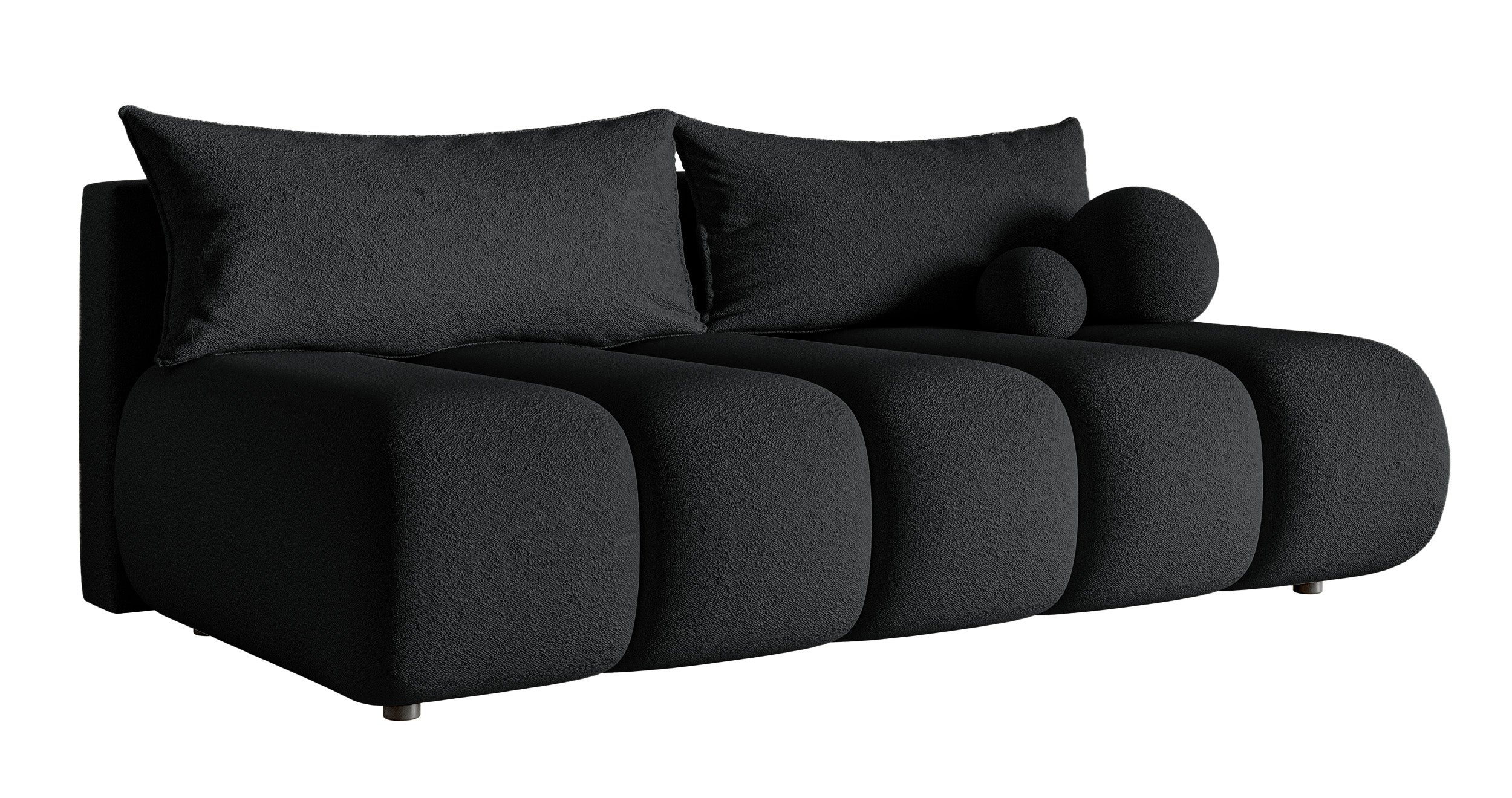 selsey-dandelino-mini-dreisitziges-sofa-mit-schlaffunktion-schwarzes-boucl image 4