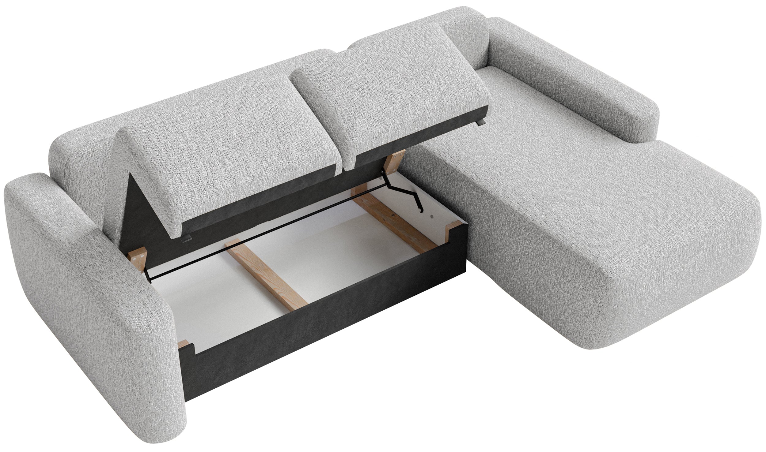 selsey-carnos-mini-ecksofa-l-form-rechts-mit-schlaffunktion-hellgrauer-chenille image 4