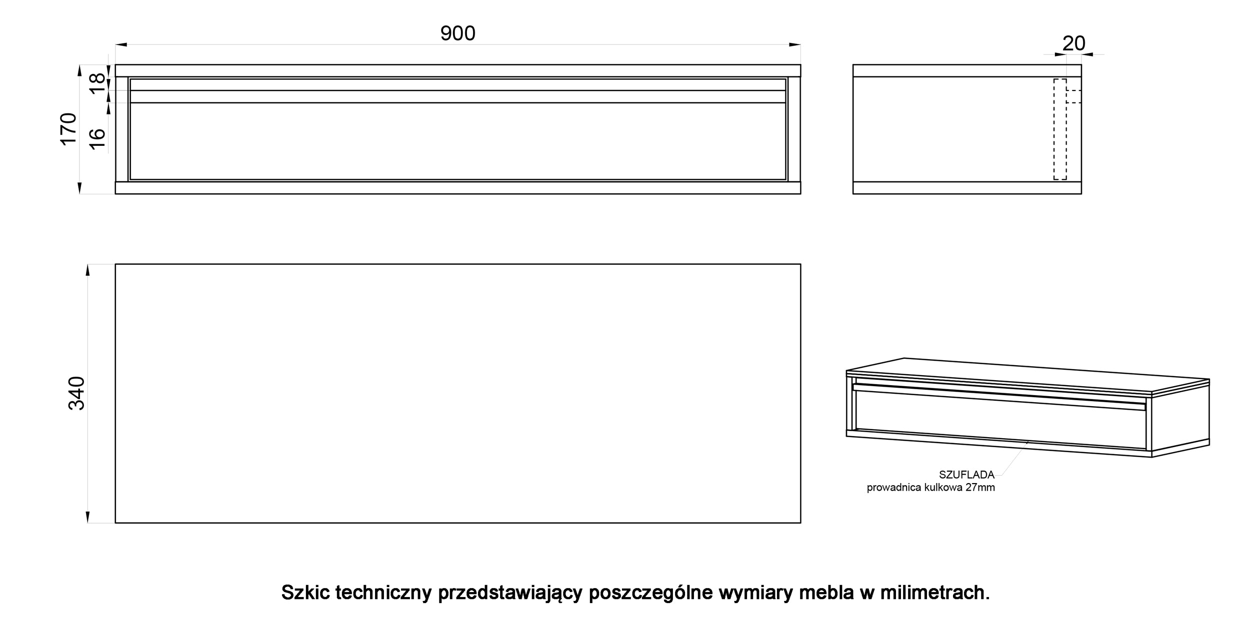 selsey-evo-konsole-90-cm-kaschmir-mit-schublade-und-gestell image 8