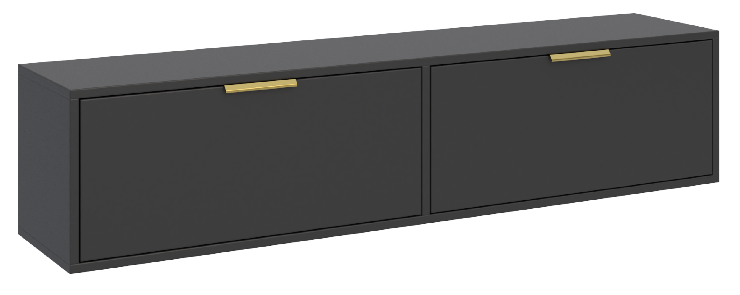 selsey-vena-h-ngender-tv-schrank-140-cm-mit-2-klappen-schwarz image 1