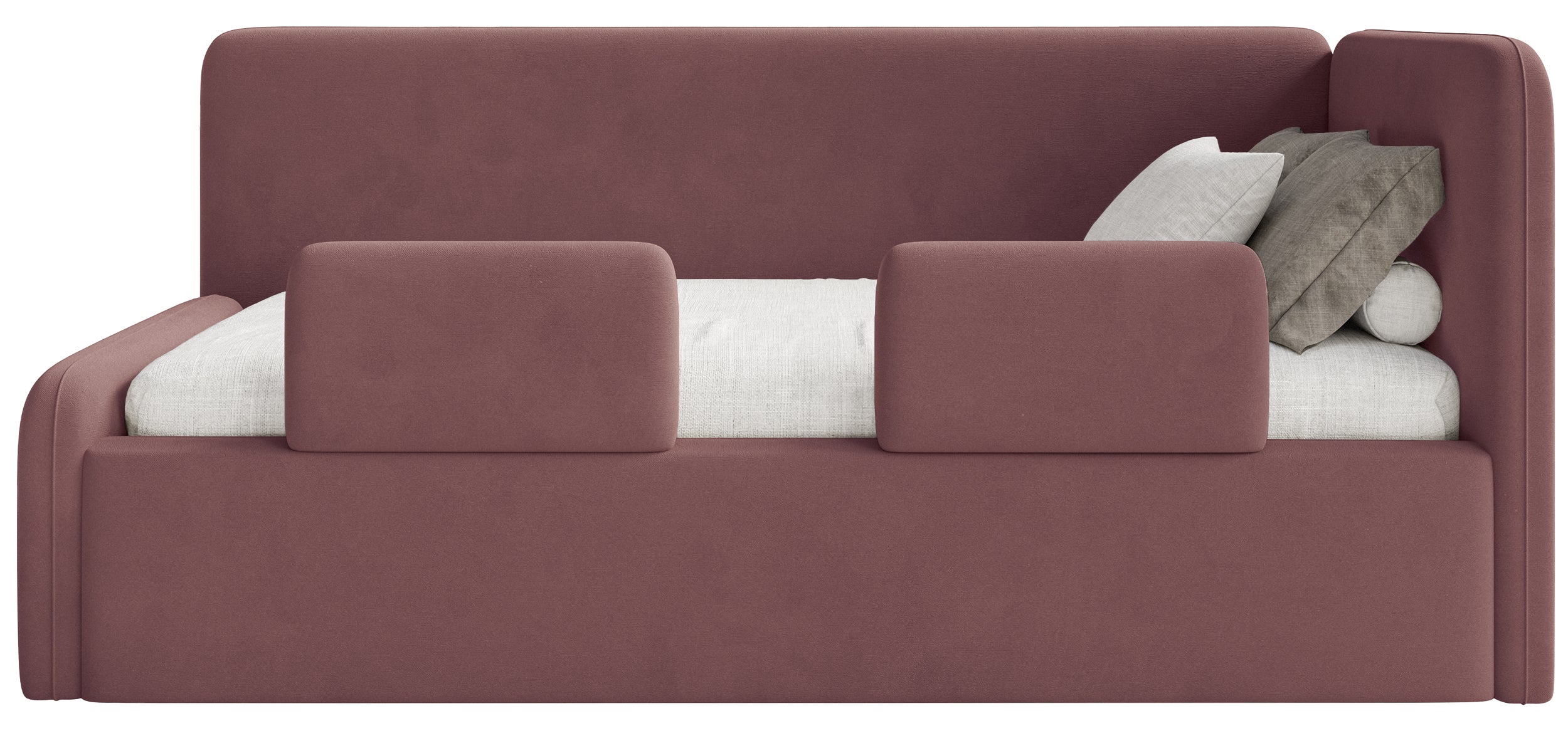 selsey-fanklo-jugendbett-90x200-cm-rechtsseitig-rosa-velours-mit-matratze image 7