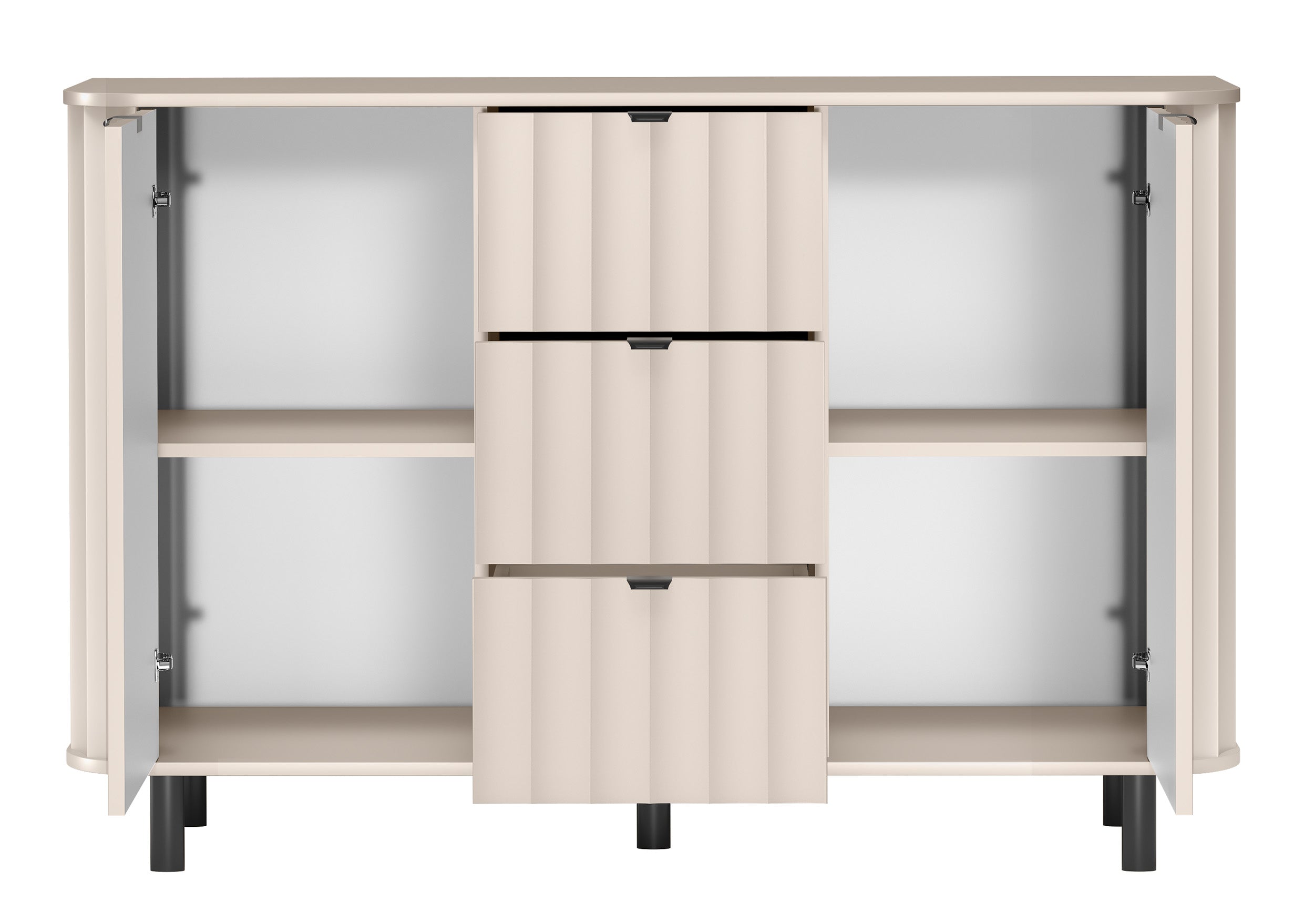 selsey-novado-zweit-rige-kommode-137-cm-kaschmir-mit-drei-schubladen image 3