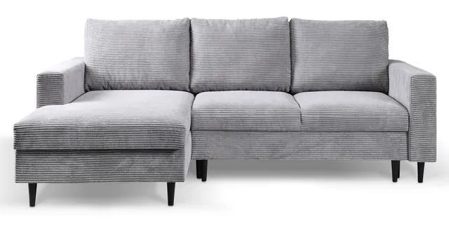 selsey-nalika-ecksofa-links-mit-schlaffunktion-und-stauraum-hellgrauer-cord image 1