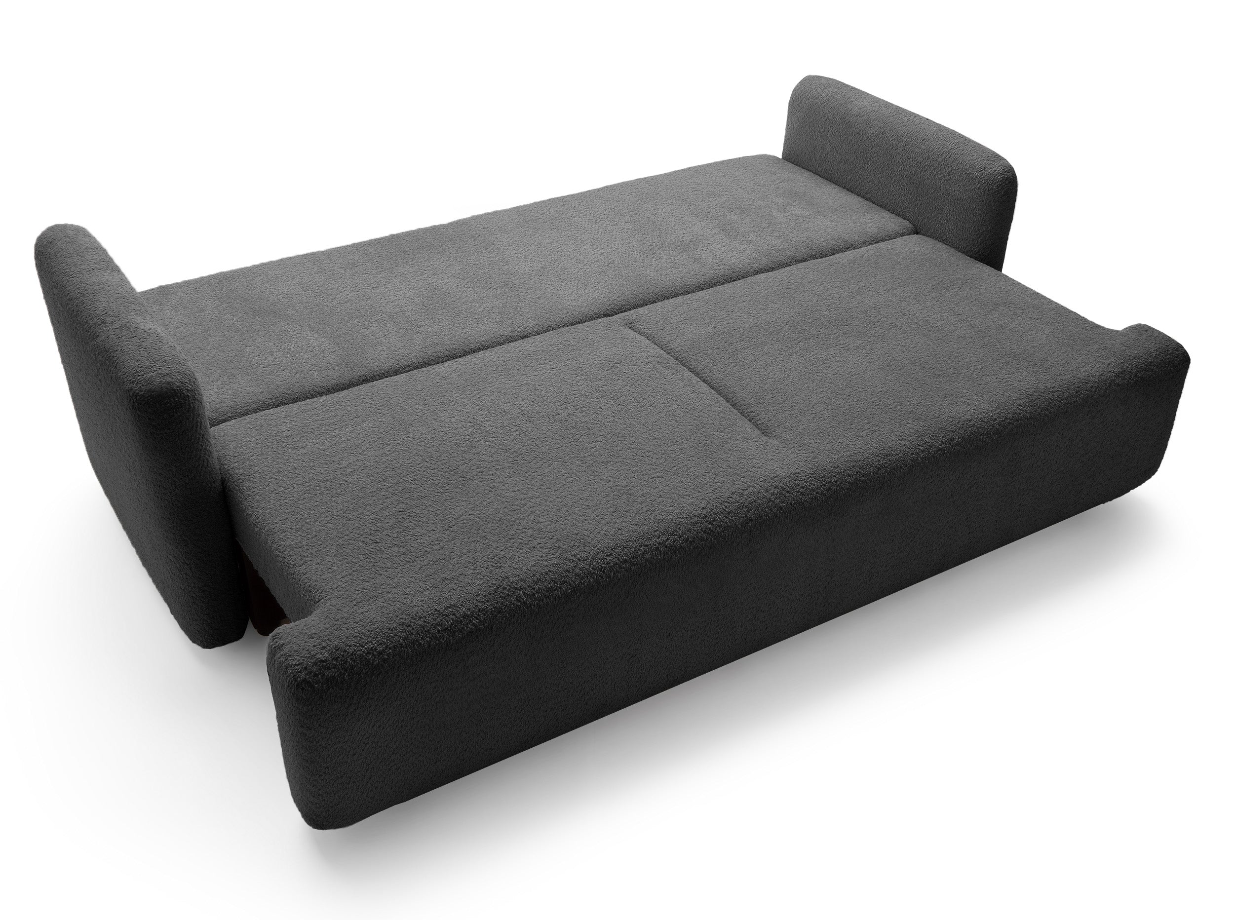 selsey-lambina-dreisitziges-schlafsofa-mit-stauraum-dunkelgrau-boucl image 6