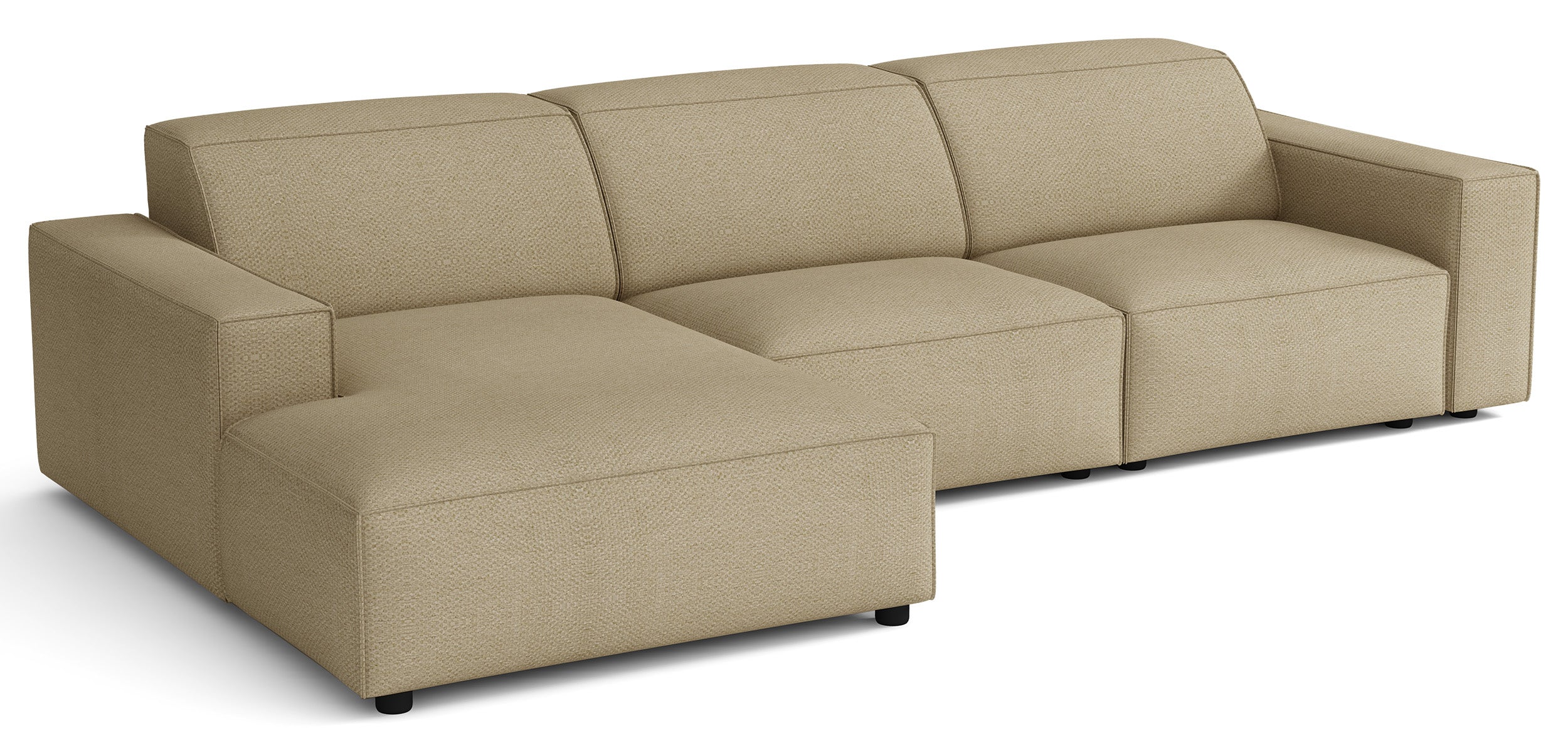 selsey-sellmo-modulares-ecksofa-l-form-links-dunkelbeige-hydrophobes-chenille image 3