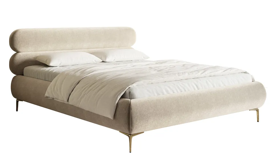 selsey-roule-polsterbett-180x200-cm-mit-stauraum-hellbeiger-velours-goldene-f-e image 1