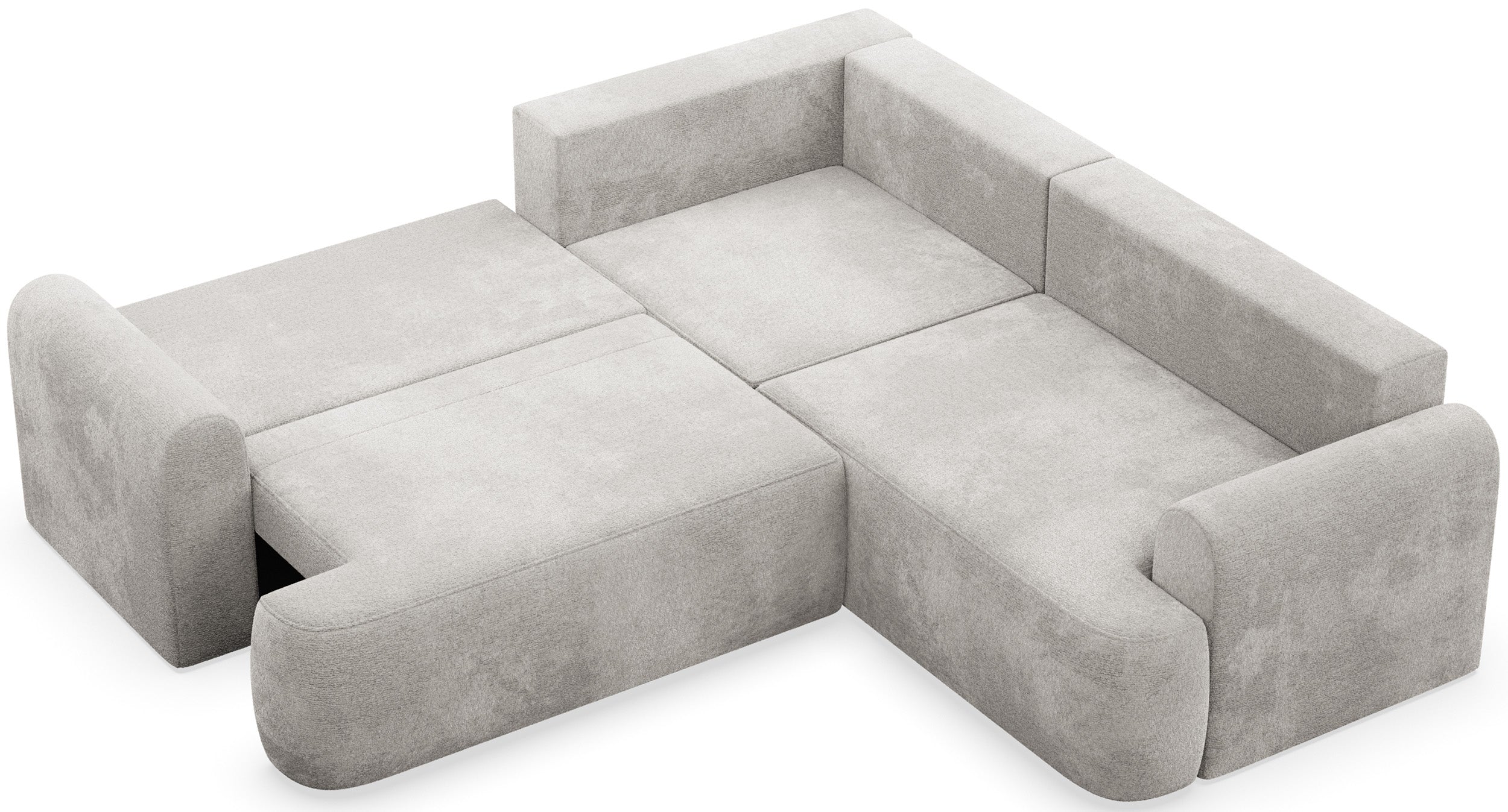selsey-kaveo-ecksofa-mit-schlaffunktion-l-f-rmig-universell-hellgrauer-chenille- image 3