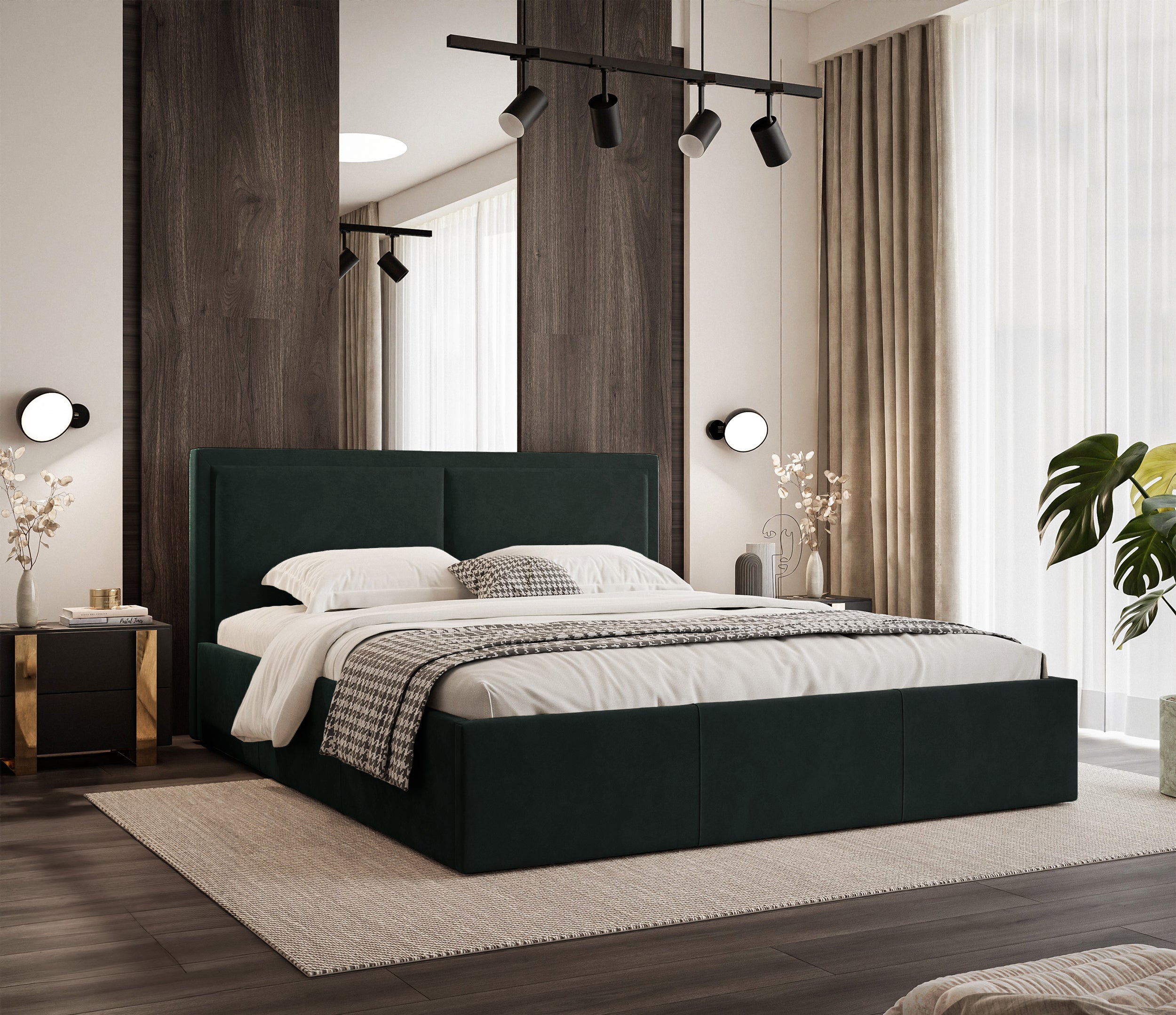 selsey-soave-ii-polsterbett-180x200-cm-mit-stauraum-und-metallrahmen-dunkelgr-ne image 2