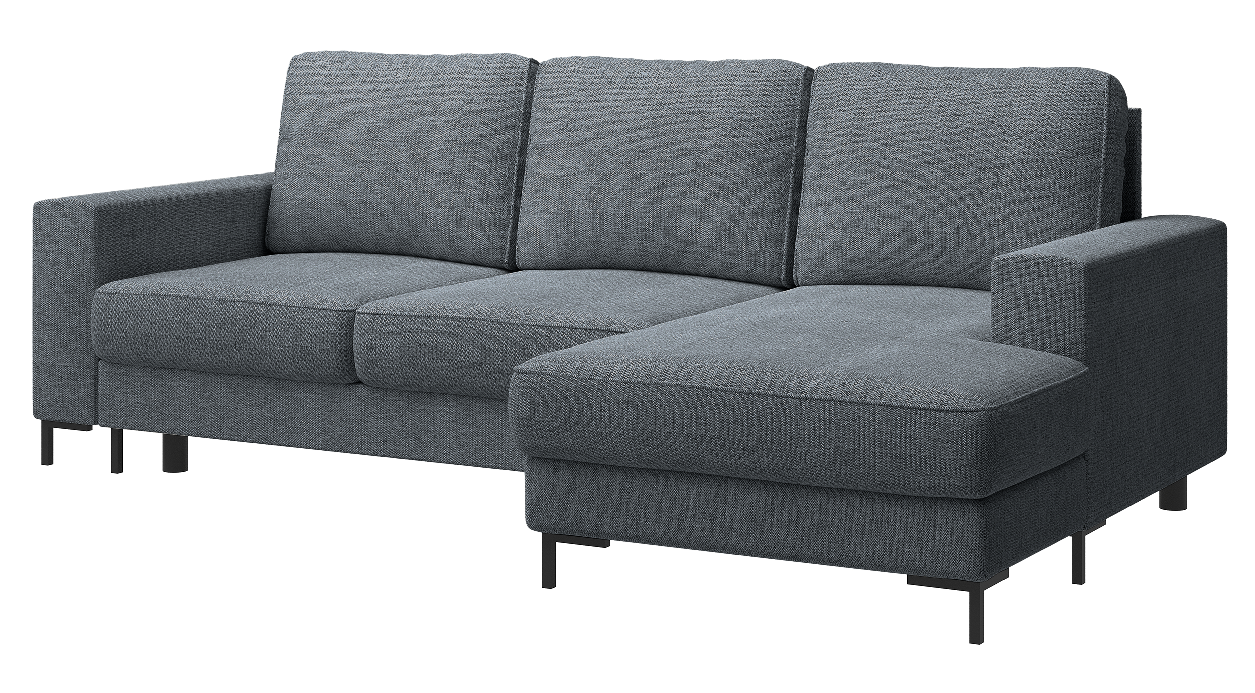selsey-mokpeo-ecksofa-mit-schlaffunktion-rechts-chenille-dunkelgrau image 1