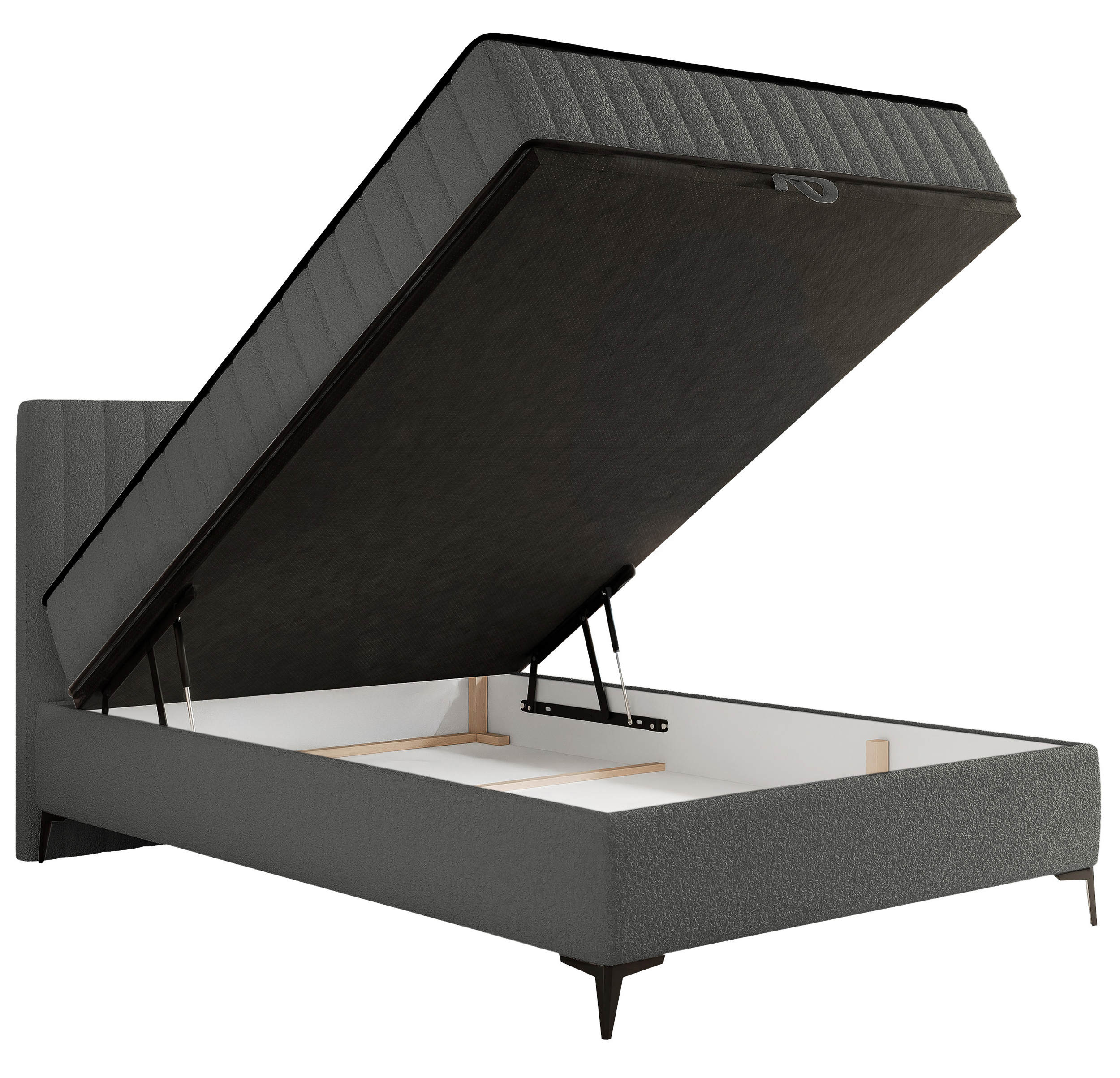 selsey-mufasso-kontinentales-bett-140x200-cm-mit-stauraum-dunkelgrauer-boucl image 6
