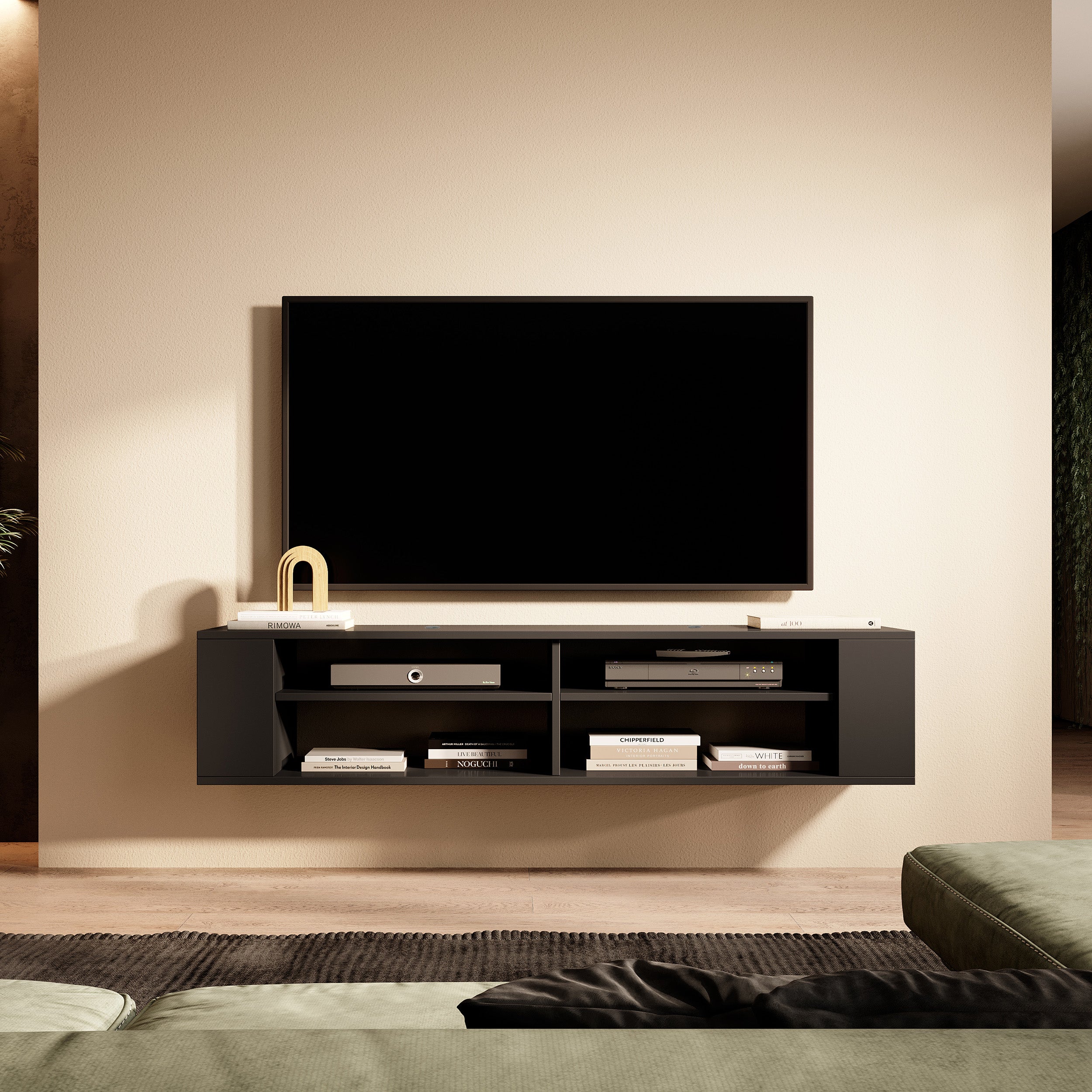 selsey-wall-tv-schrank-140-cm-schwarz image 5