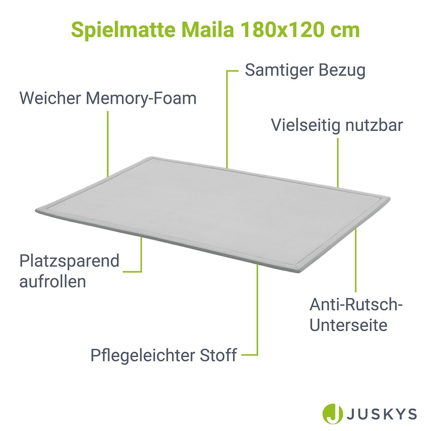 juskys-kinder-spielmatte-maila-krabbelmatte-aus-memory-foam image 3