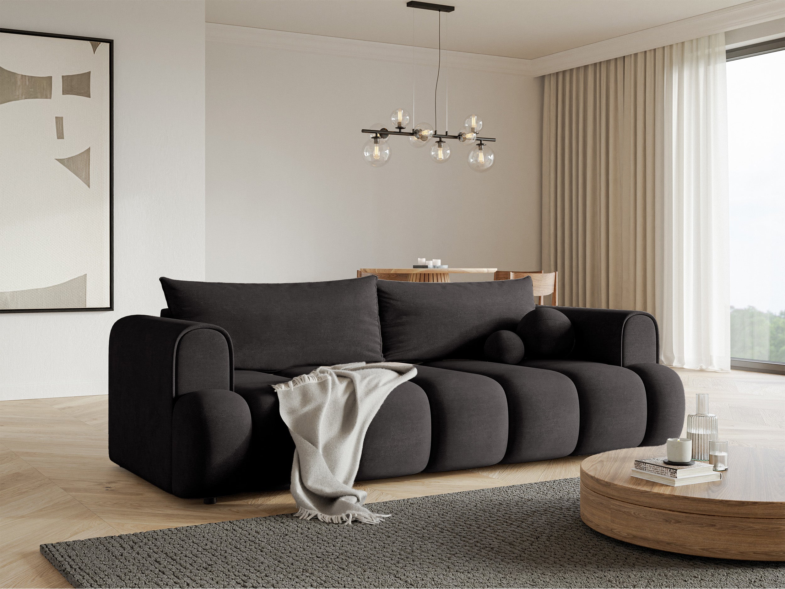 selsey-dandelino-dreisitziges-sofa-mit-schlaffunktion-graphit-samt-hydrophob image 3