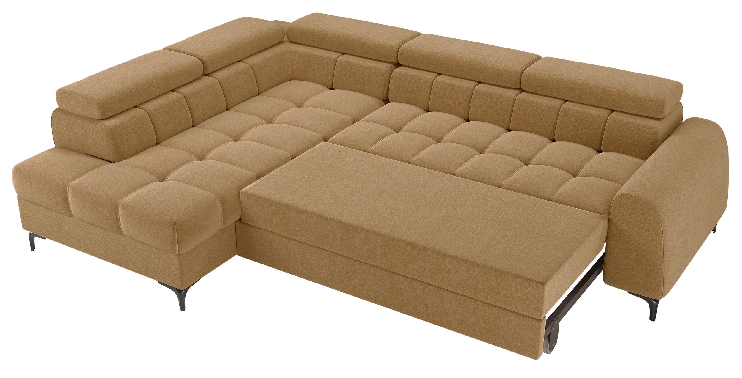 selsey-arellio-ecksofa-mit-schlaffunktion-l-form-links-mit-bettkasten-senfgelber image 3