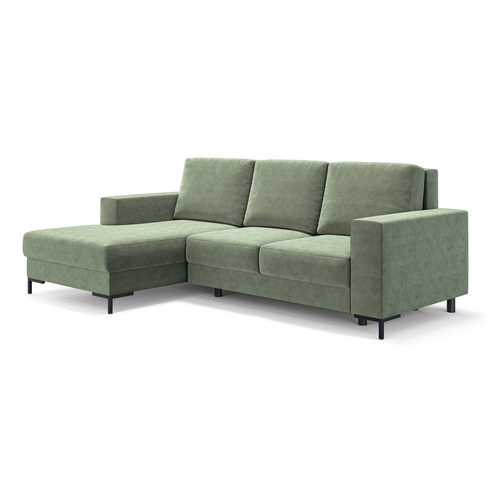 selsey-mokpeo-ecksofa-mit-schlaffunktion-links-gr-ner-cord-l-form image 6