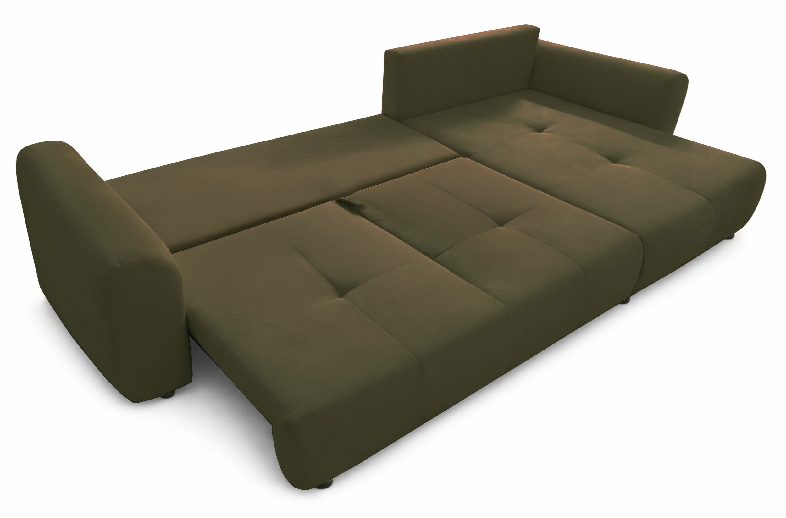 selsey-olido-l-ecksofa-mit-schlaffunktion-und-stauraum-olivgr-n-hydrophober-samt image 3