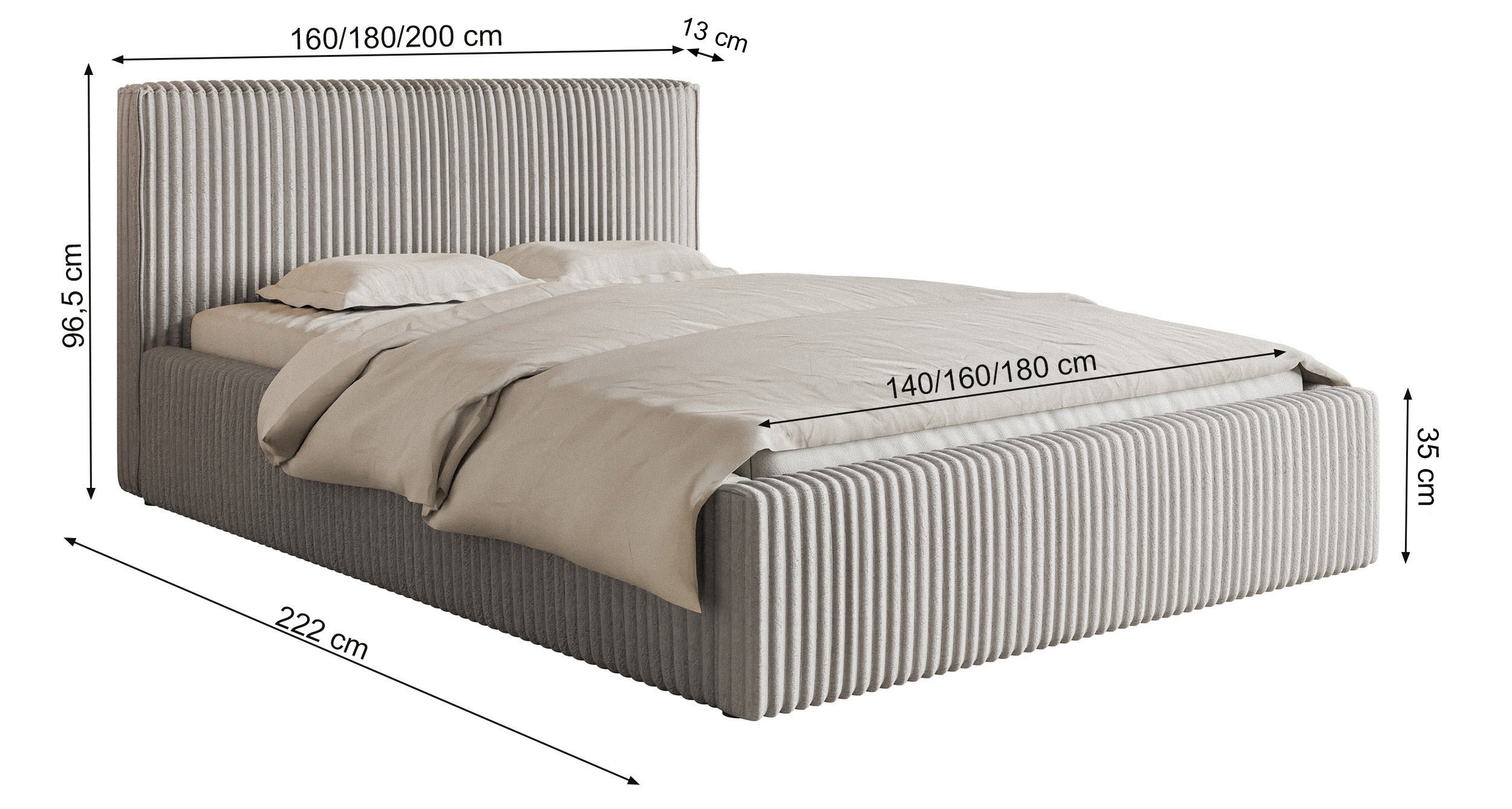 selsey-tilio-gepolstertes-bett-160x200-cm-mit-stauraum-grauer-cord-metallrahmen image 8