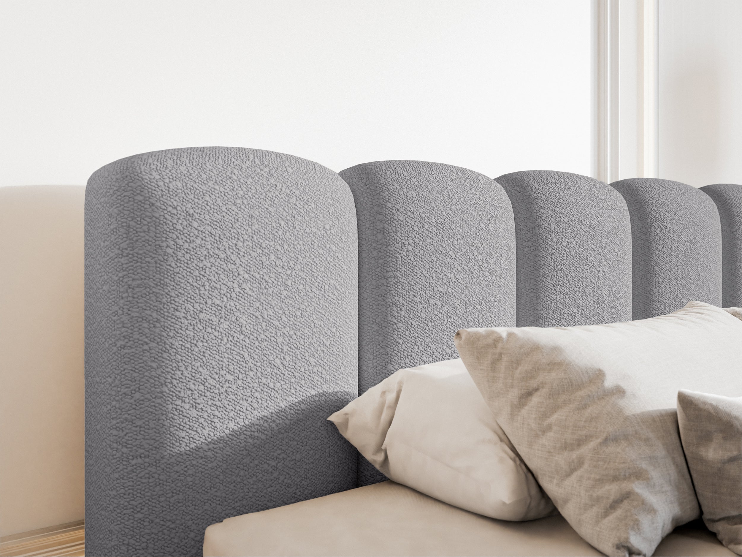 selsey-cloudy-ii-gepolstertes-bett-140x200-cm-mit-stauraum-grauer-boucl-metallra image 3