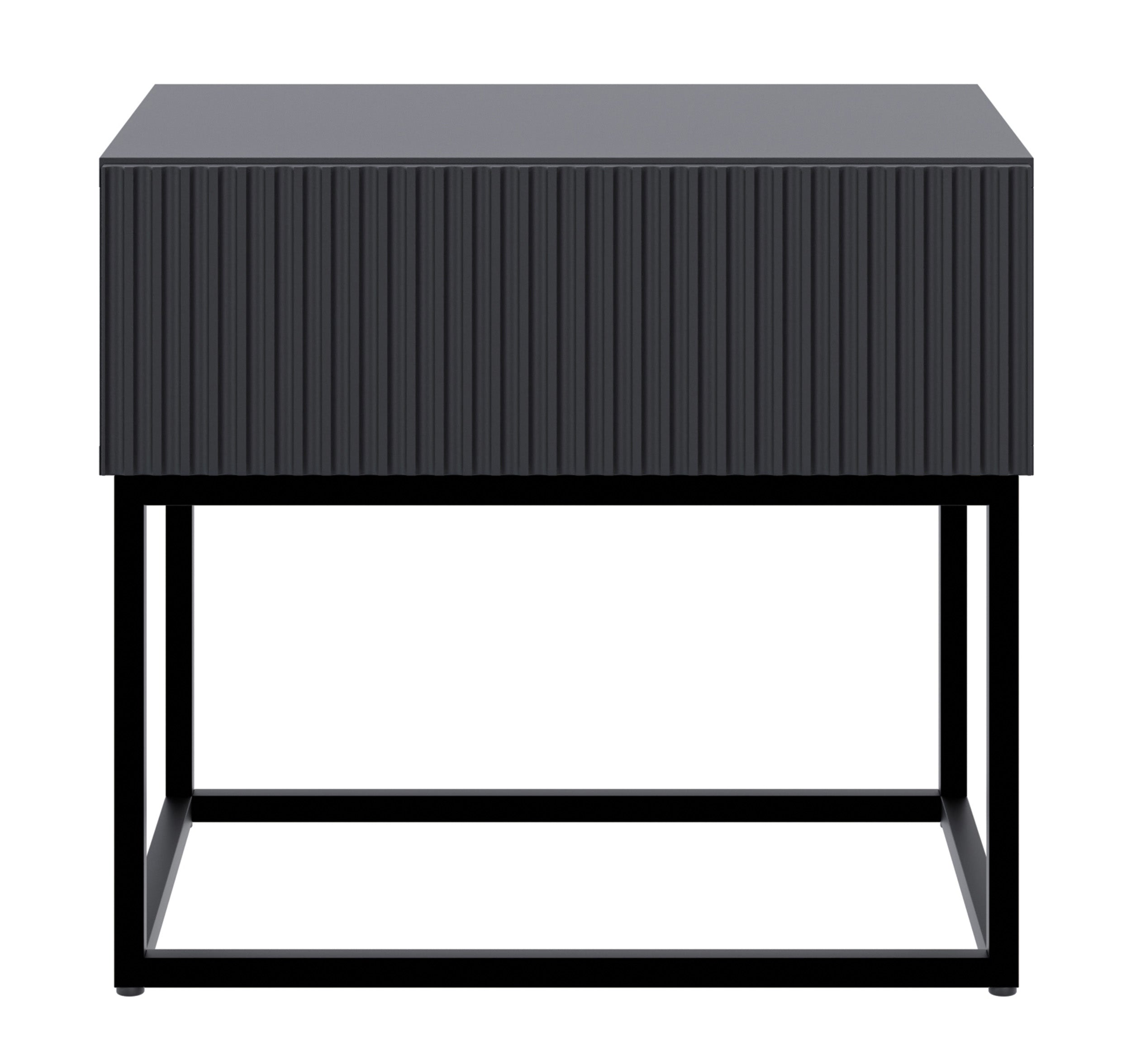 selsey-veldio-nachttisch-50-cm-mit-schublade-und-gefr-ster-front-schwarz image 4