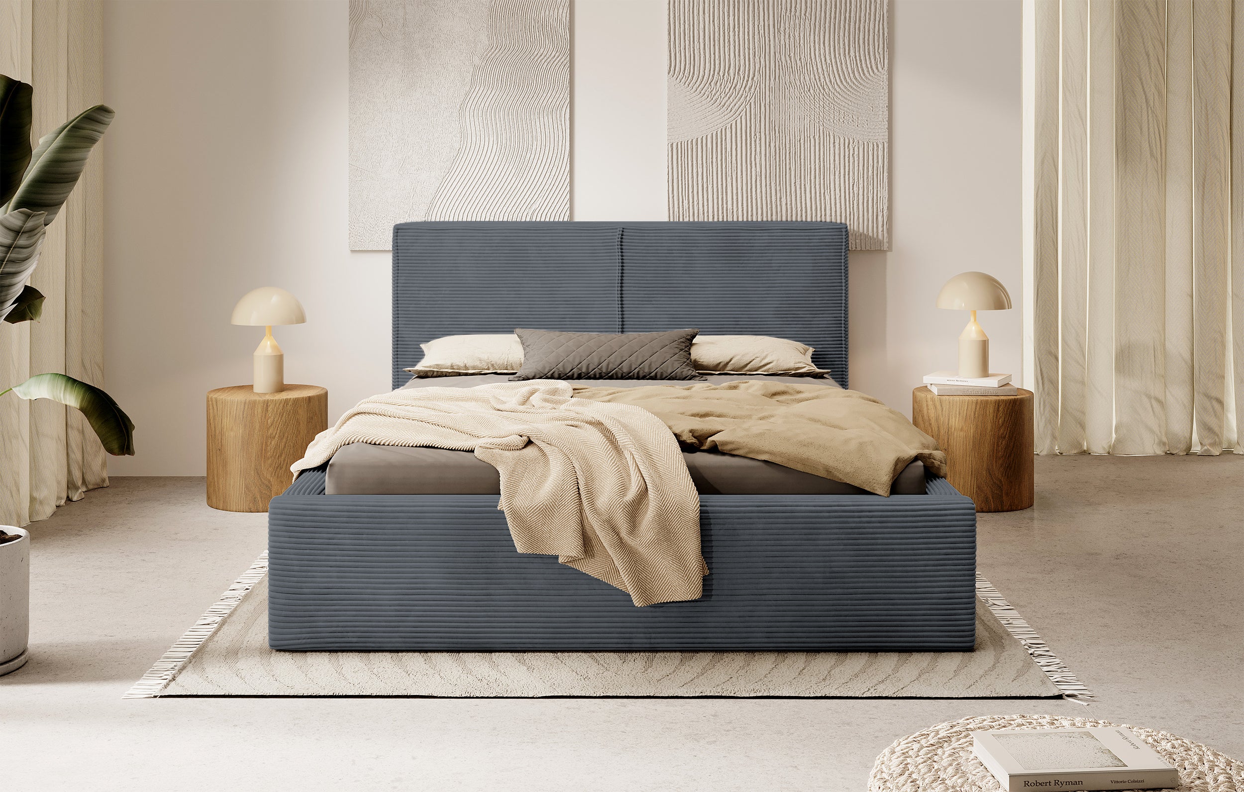 selsey-farese-gepolstertes-bett-160x200-cm-mit-stauraum-und-gasdruckfeder-grau-c image 2