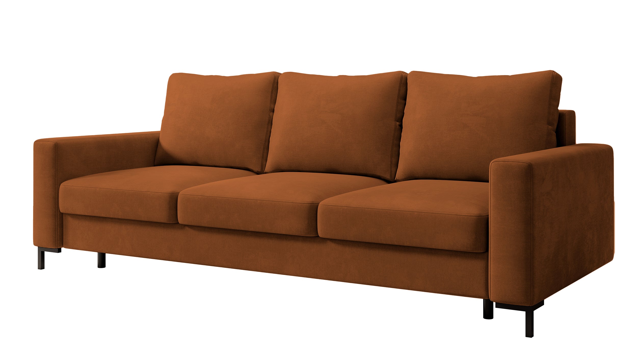 selsey-mokpeo-3-sitzer-schlafsofa-mit-stauraum-samt-kupfer image 1