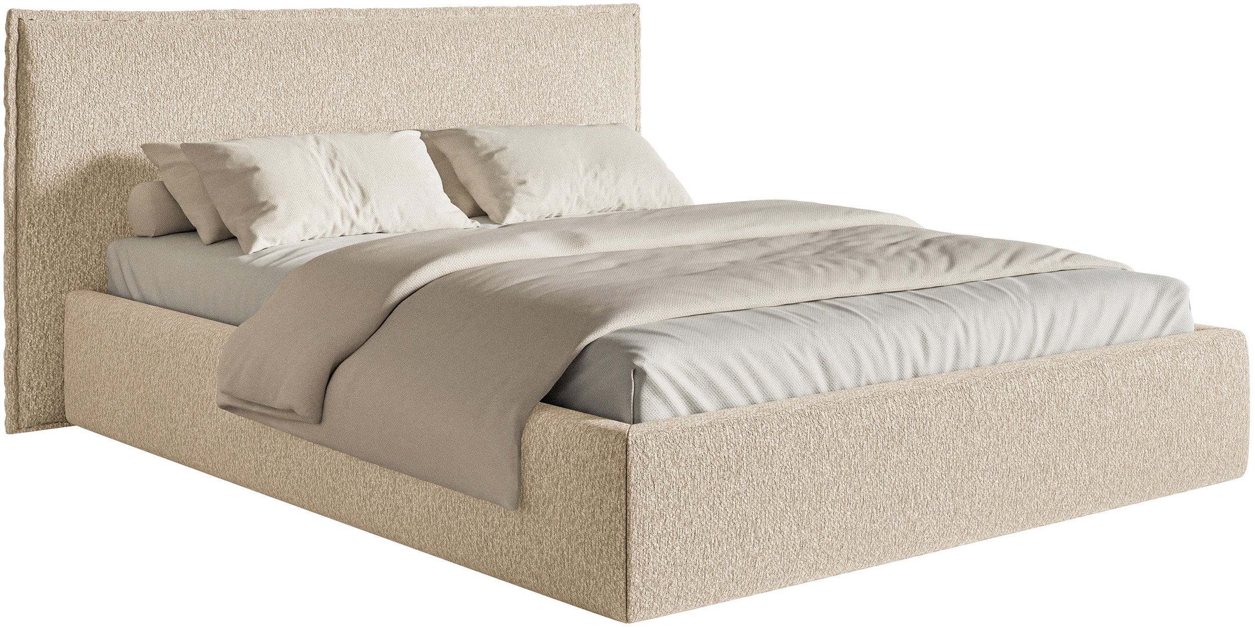selsey-polsterbett-softie-140x200-cm-dunkelbeige-chenille image 1