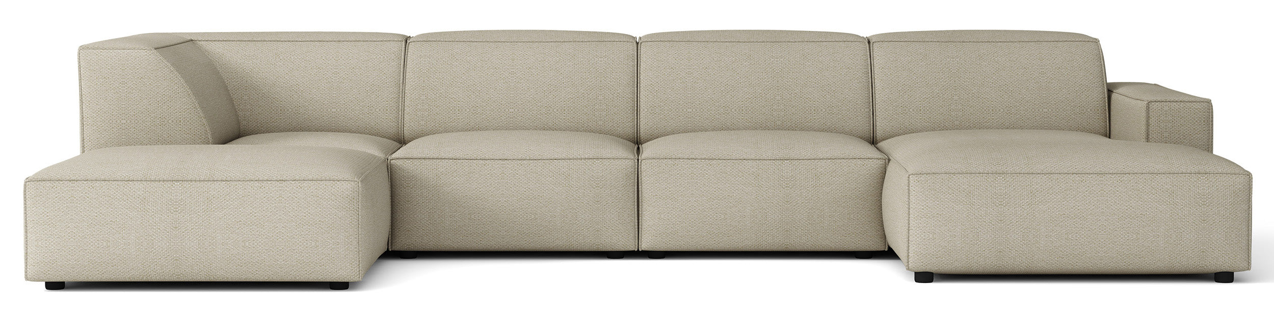 selsey-sellmo-u-f-rmiges-modul-ecksofa-mit-hocker-grau-beige-chenille image 1