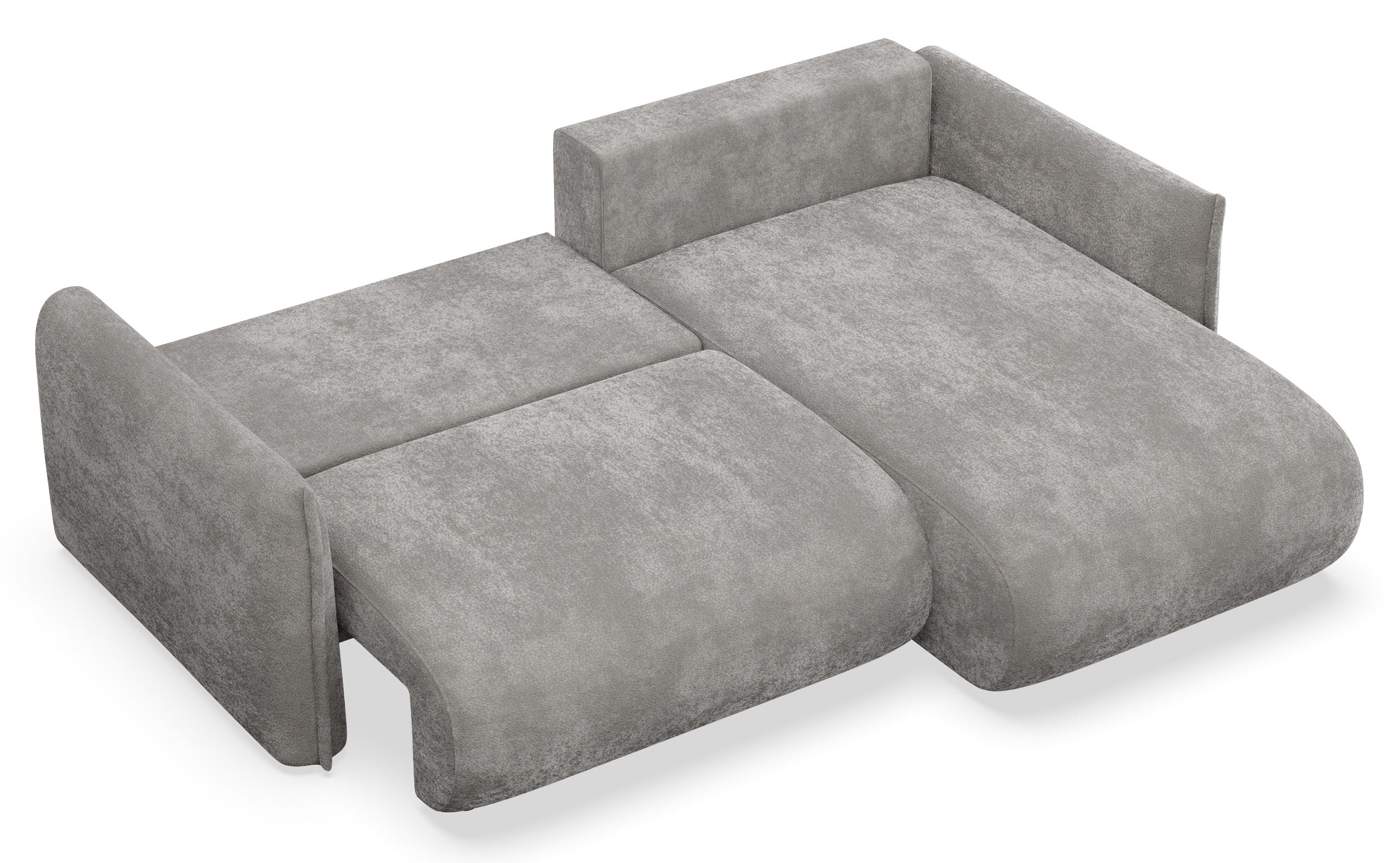 selsey-cushi-ecksofa-mit-schlaffunktion-rechts-l-form-mit-stauraum-grauer-chenil image 3