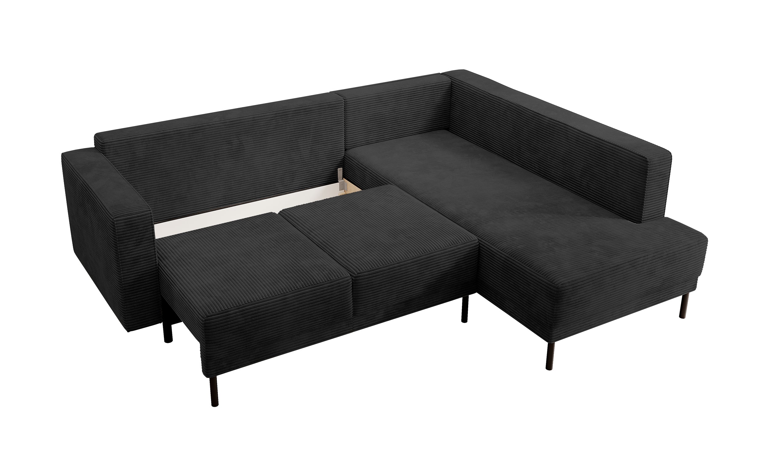 selsey-rodario-ecksofa-rechtsseitig-mit-schlaffunktion-und-bettkasten-schwarzer- image 7