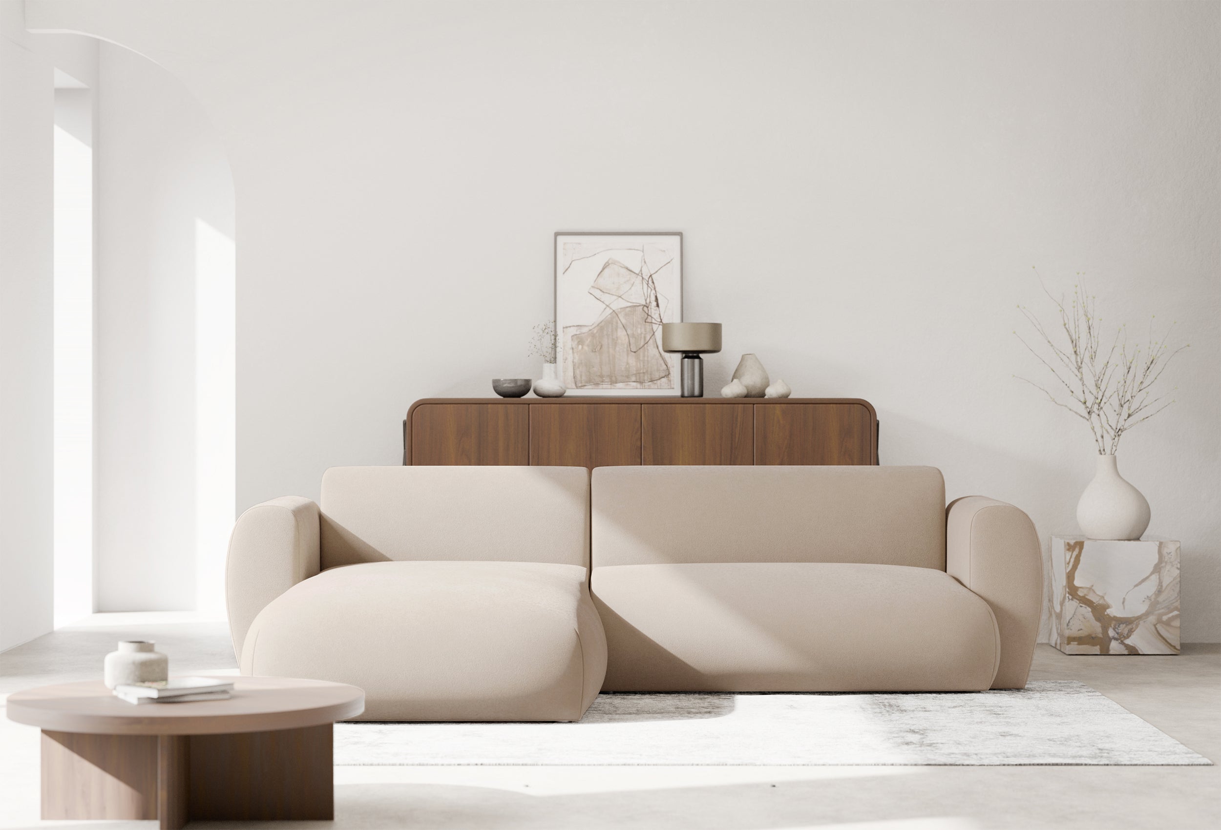 selsey-emia-ecksofa-l-links-mit-schlaffunktion-creme-chenille image 2