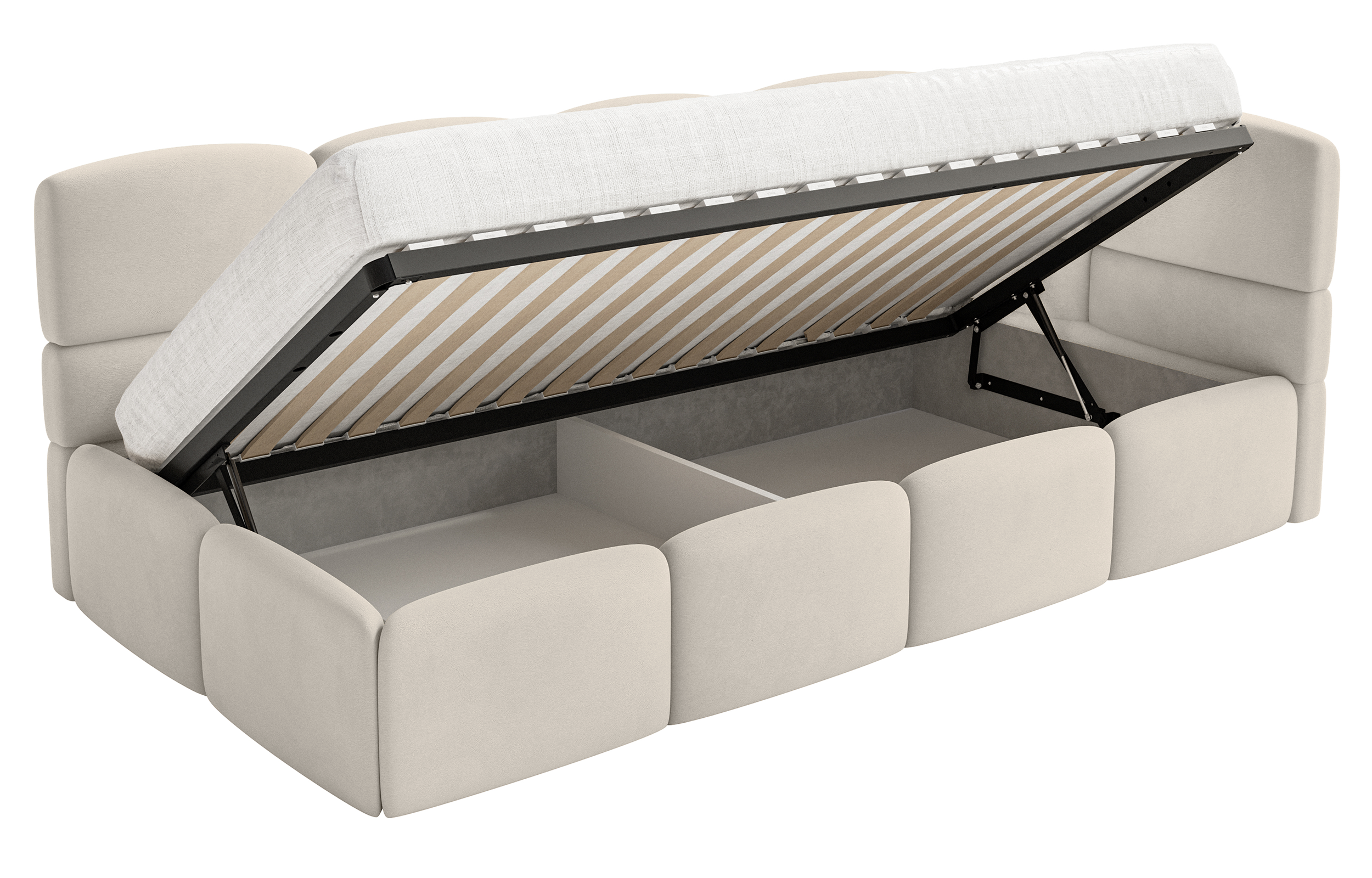 selsey-cloudy-jugendbett-90x200-cm-rechts-mit-stauraum-hellbeige-velours-wassera image 5