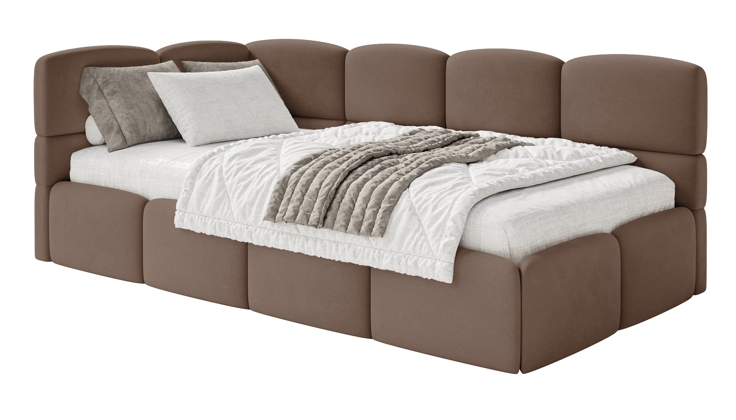 selsey-cloudy-jugendbett-90x200-cm-linksseitig-mit-stauraum-brauner-velours-2 image 6
