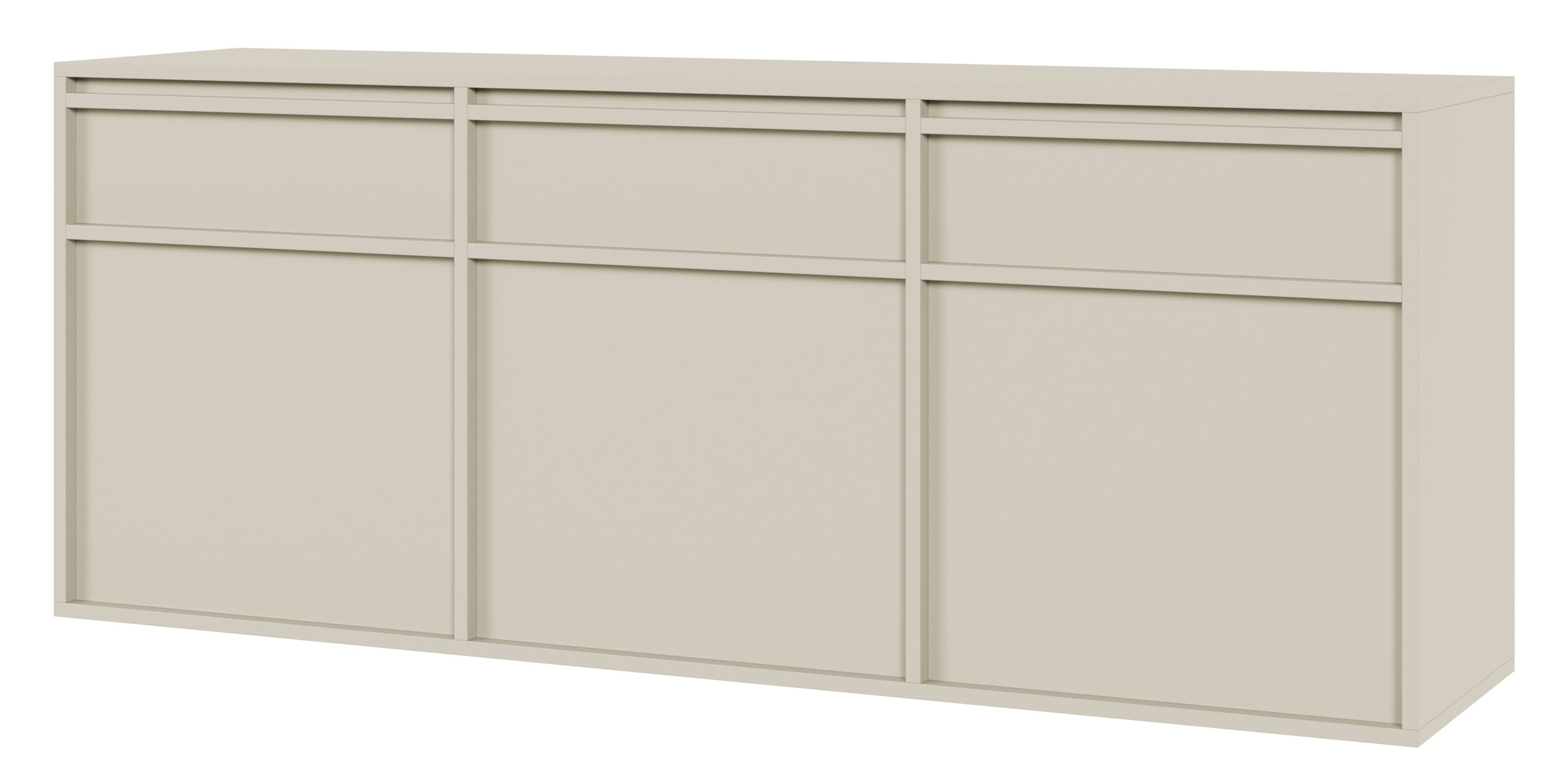 selsey-evo-h-ngende-dreit-rige-kommode-154-cm-kaschmir-mit-schubladen image 1