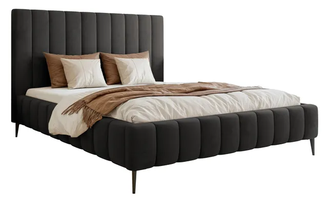 selsey-fiarro-polsterbett-180x200-cm-dunkelgrauer-samt-mit-bettkasten image 1