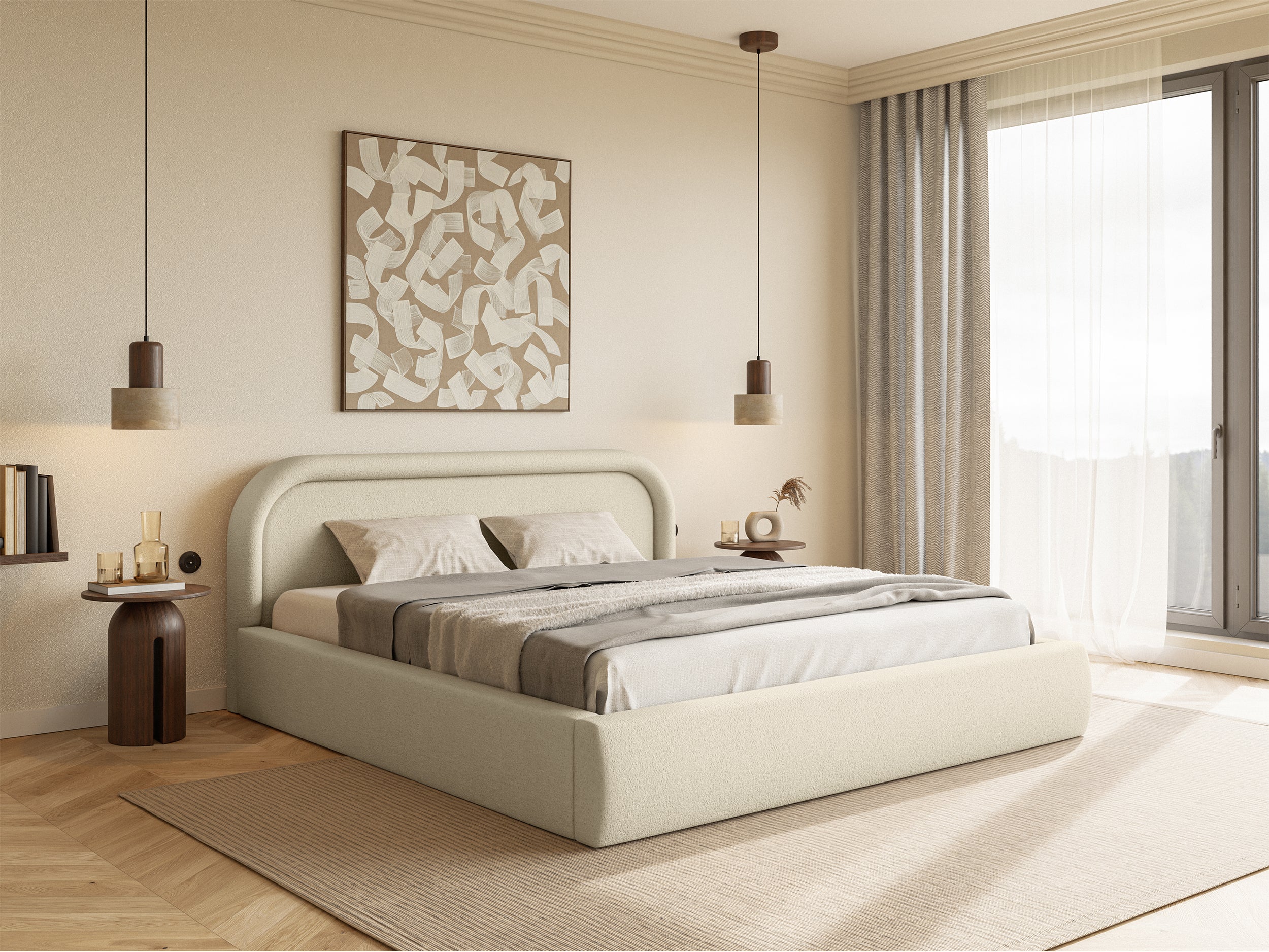 selsey-ruvi-polsterbett-140x200-cm-mit-stauraum-beige-chenille image 3