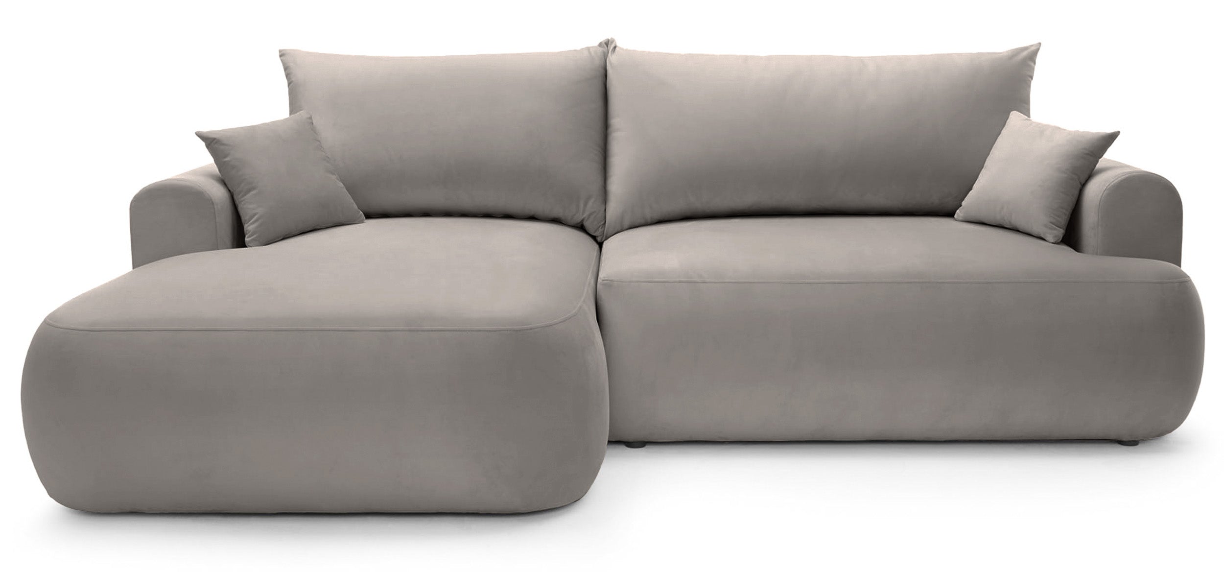 selsey-ovo-ecksofa-mit-schlaffunktion-l-links-mit-stauraum-hellgrauer-samtvelour image 1
