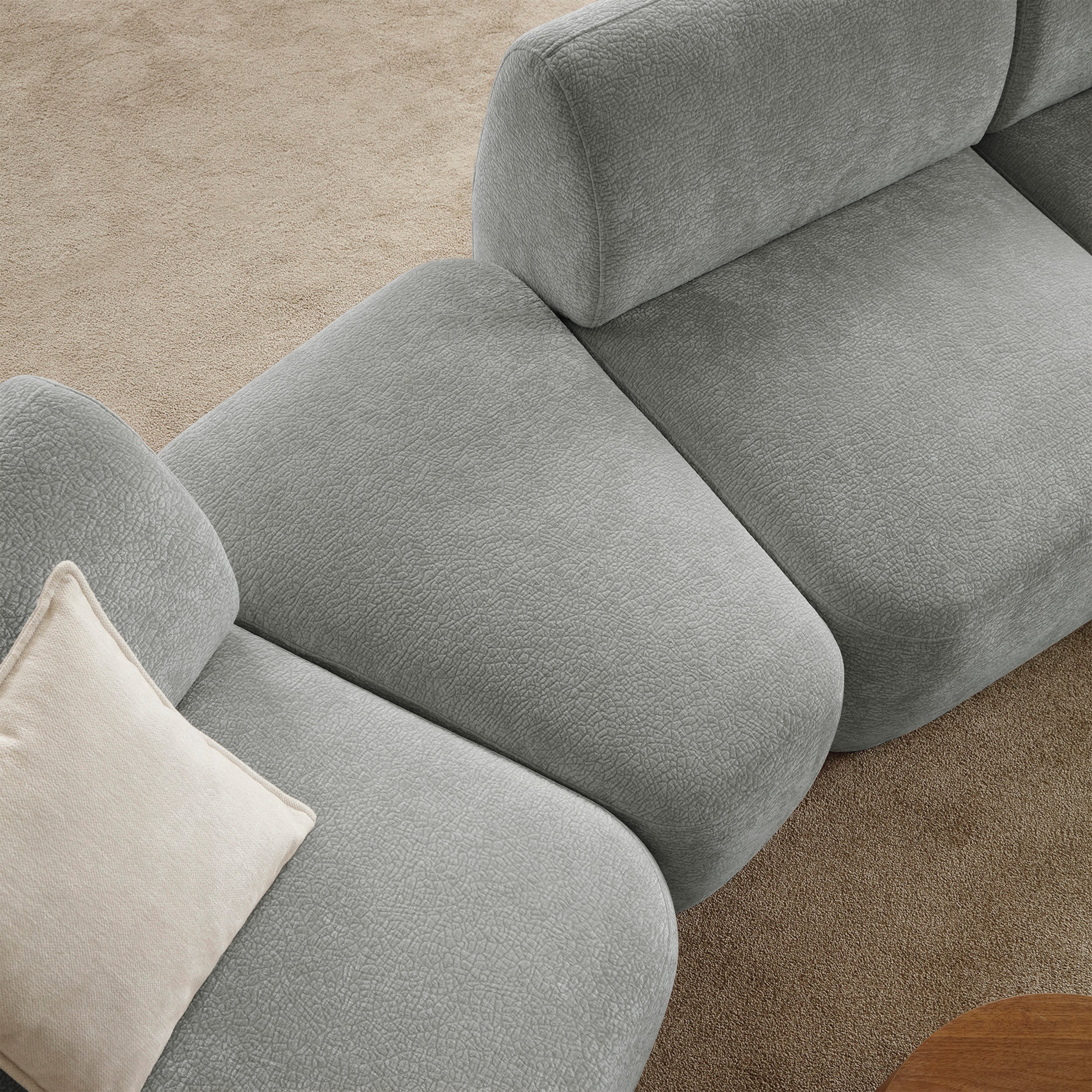 selsey-bommo-modulares-ecksofa-l-form-links-mit-pouf-grauer-chenille-stoff image 8