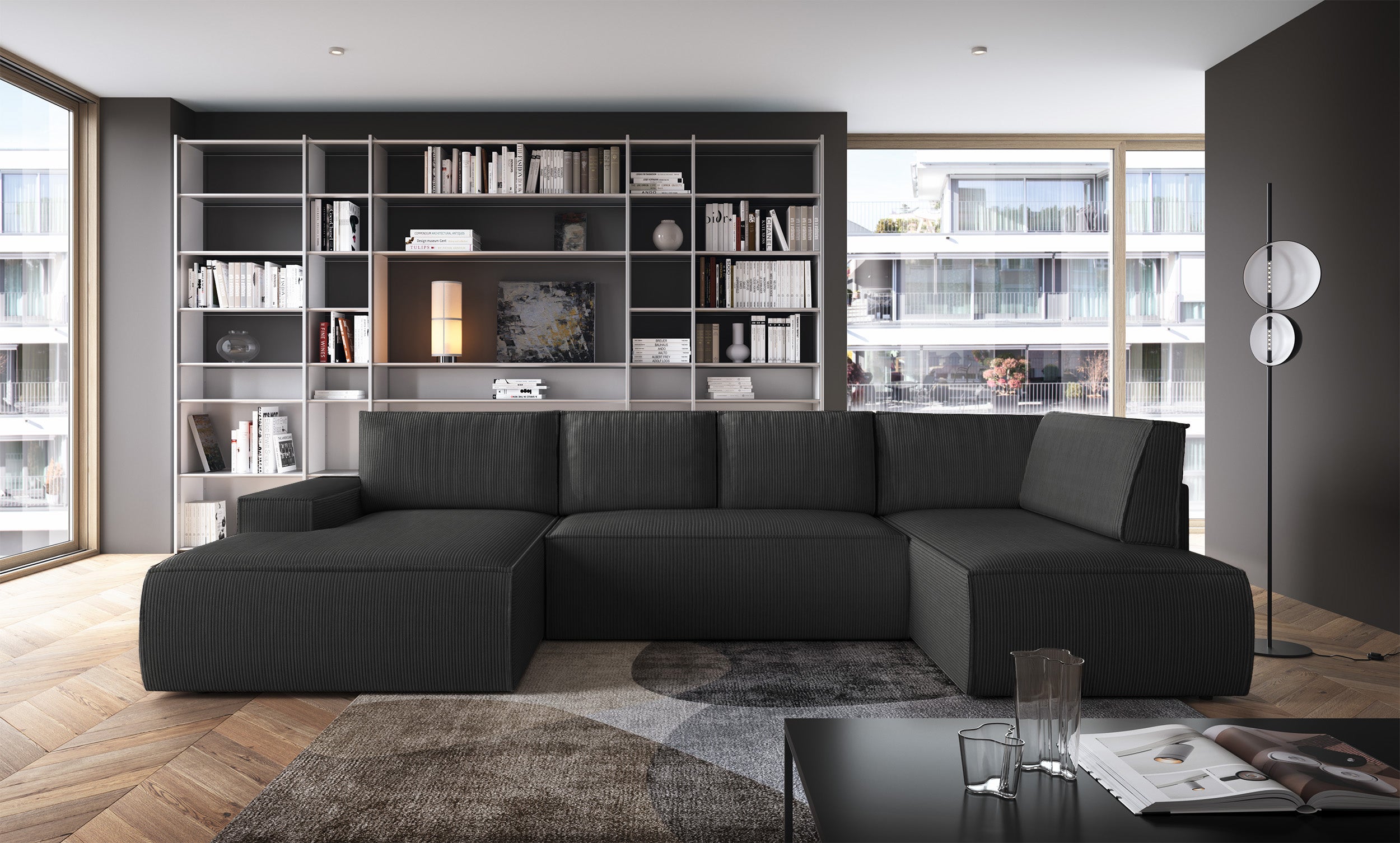 selsey-farese-new-ecksofa-u-f-rmig-links-mit-schlaffunktion-und-stauraum-dunkelg image 2