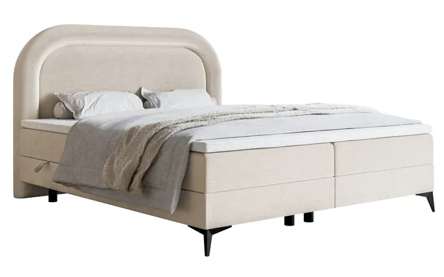 selsey-loreo-kontinentalbett-160x200-cm-mit-topper-und-stauraum-grau-beiger-velo image 1