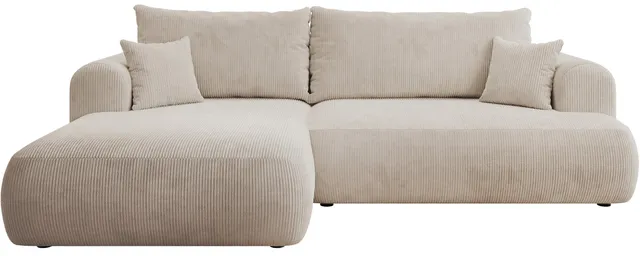 selsey-ovo-cord-ecksofa-l-form-links-mit-schlaffunktion-und-stauraum-hellbeige-c image 1