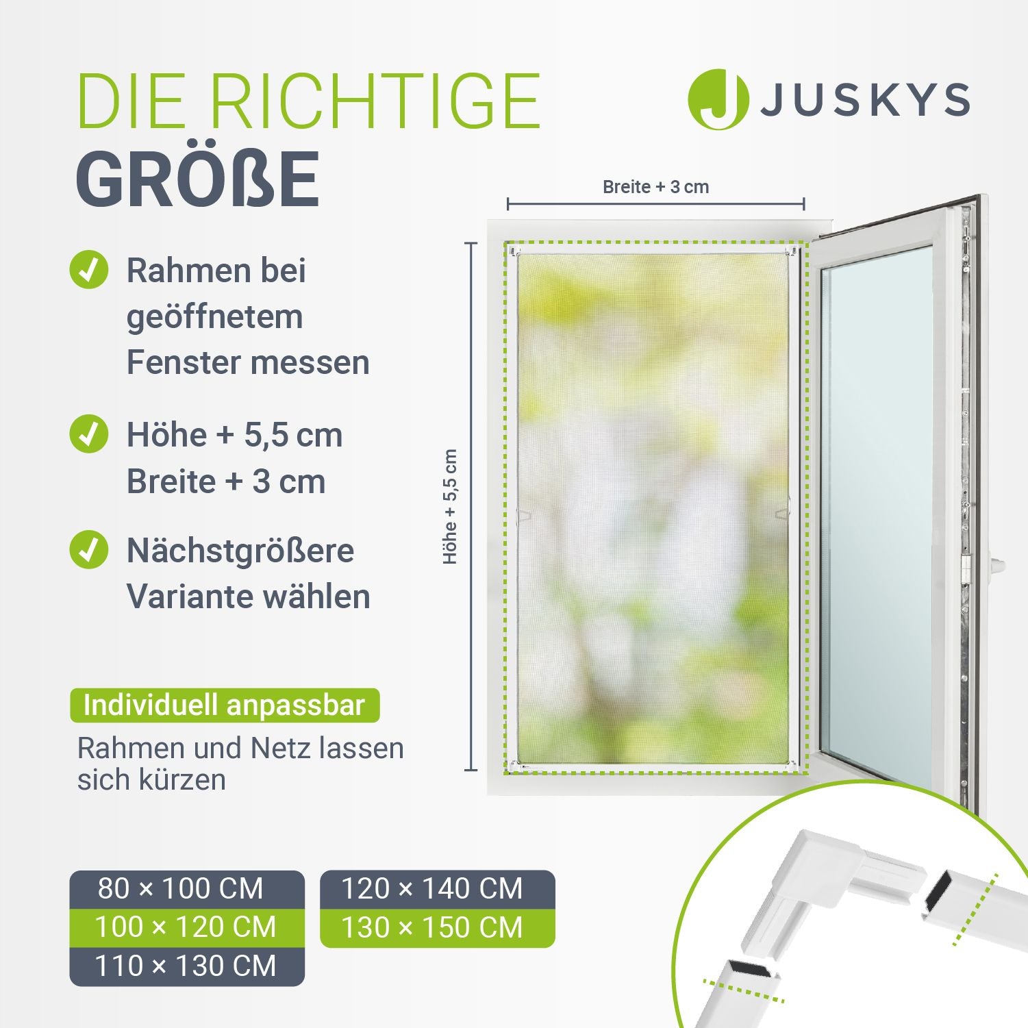 juskys-fliegengitter-f-r-fenster-80x100-cm-wei-insektenschutz-mit-alurahmen image 4