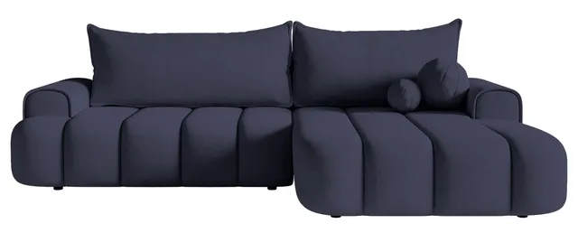 selsey-dandelino-ecksofa-mit-schlaffunktion-l-f-rmig-rechts-marineblauer-samt image 1