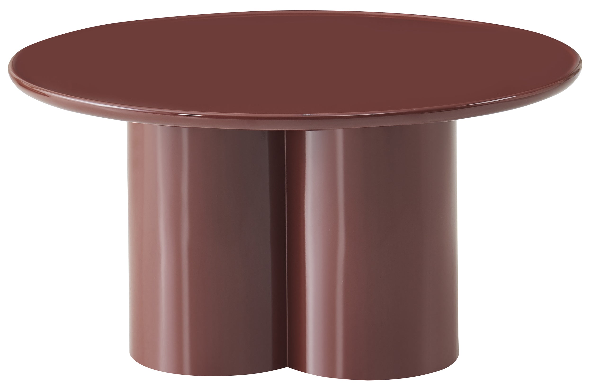 selsey-roulness-runder-couchtisch-80-cm-bordeaux-hochglanz image 7