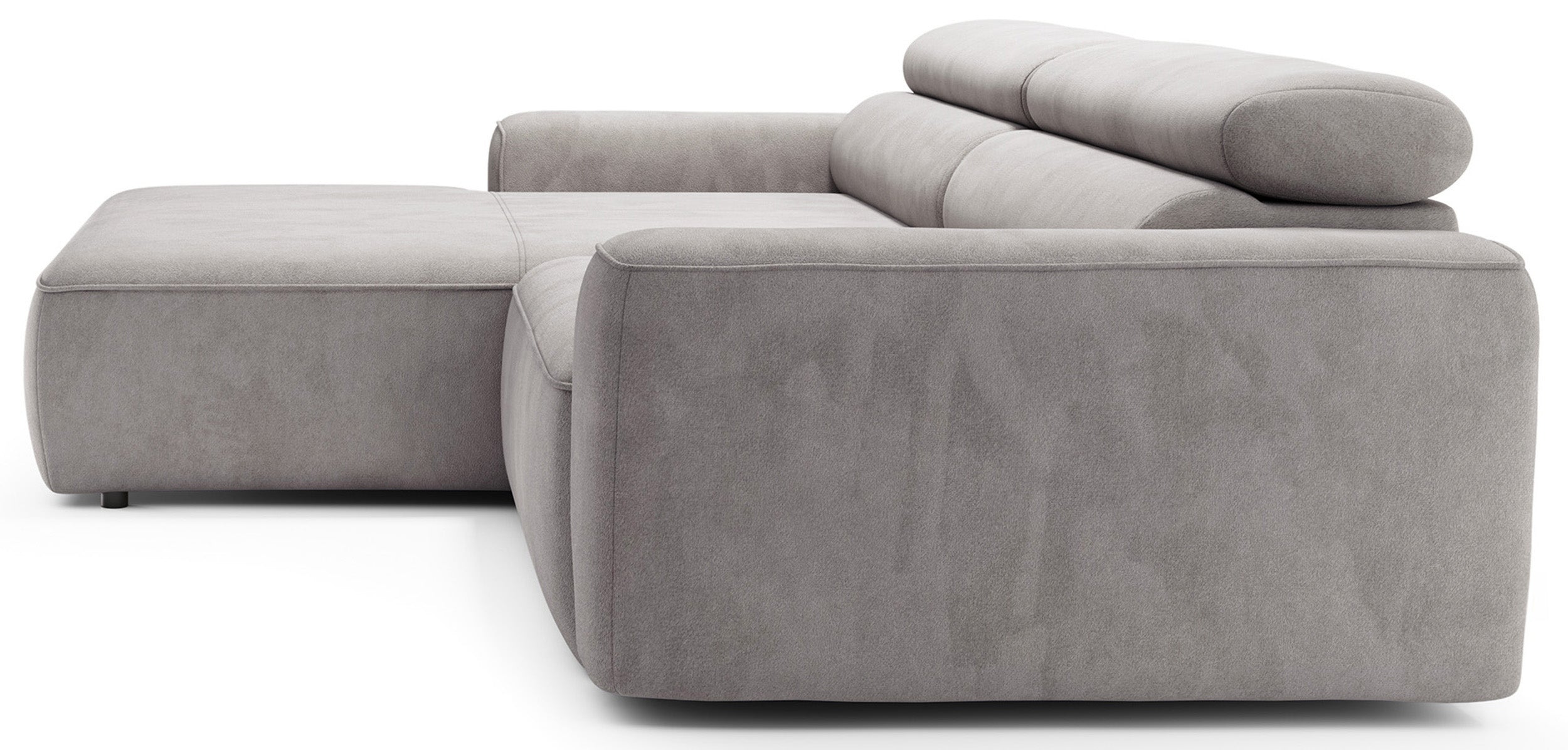 selsey-ecksofa-fando-l-form-links-mit-elektrischem-auszug-grauer-samt image 5