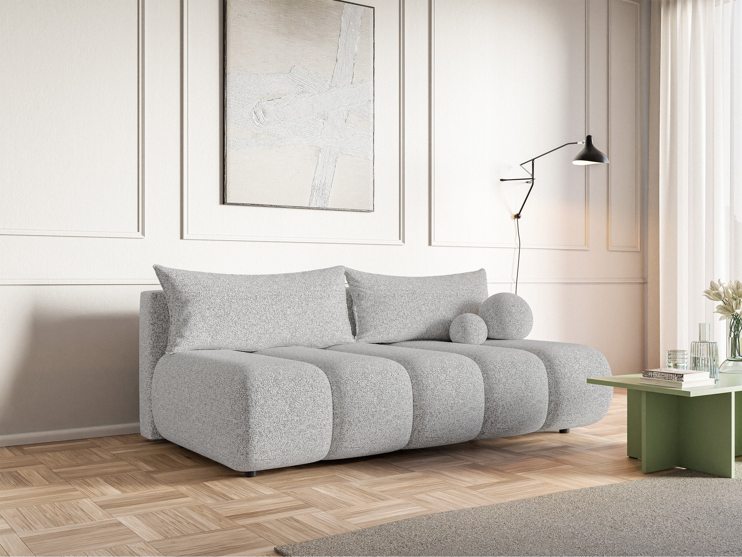 selsey-dandelino-mini-dreisitziges-sofa-mit-schlafunktion-hellgraues-geflecht image 3